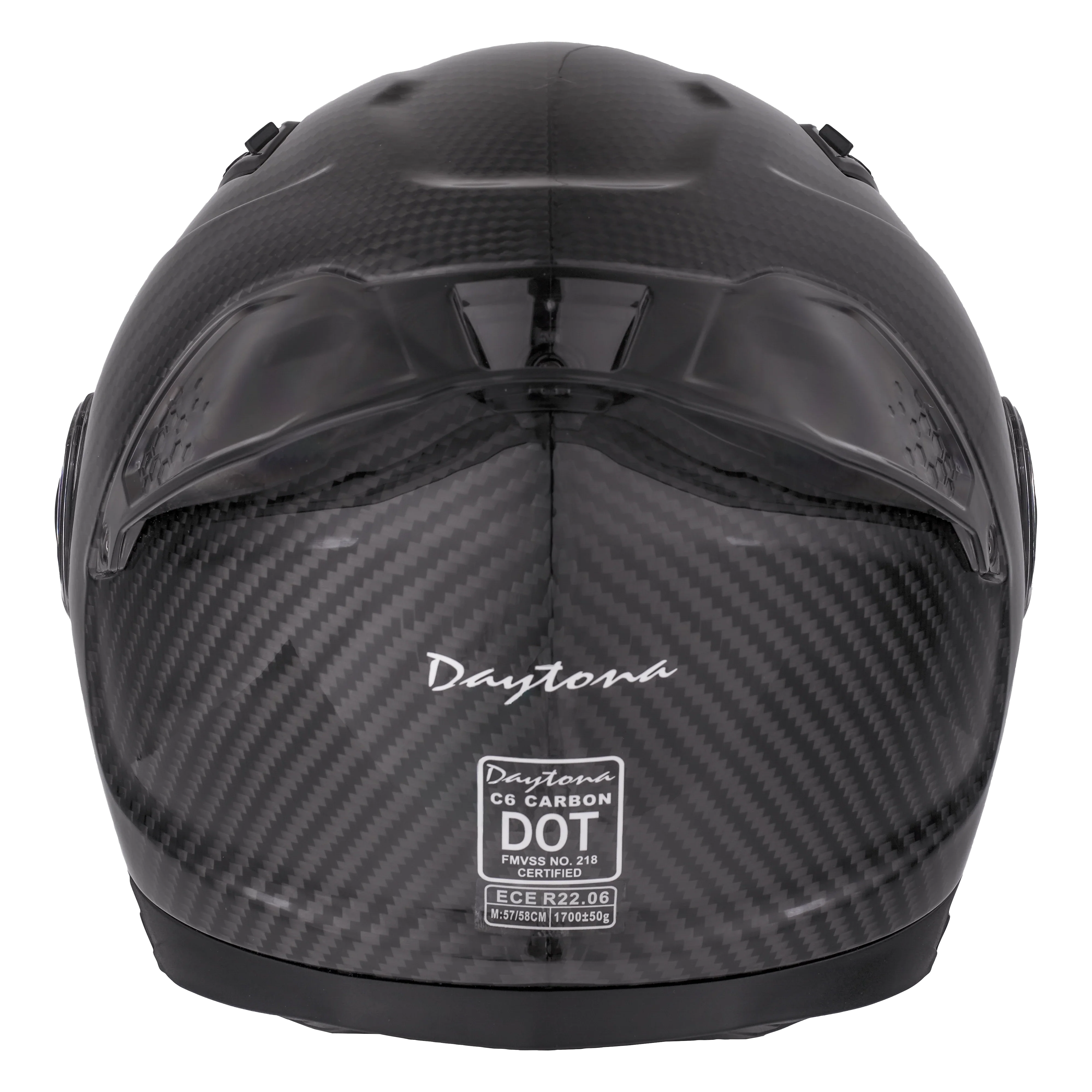 Daytona Helmets D.O.T. & ECE Daytona C6 Pro- Grey Carbon Fiber