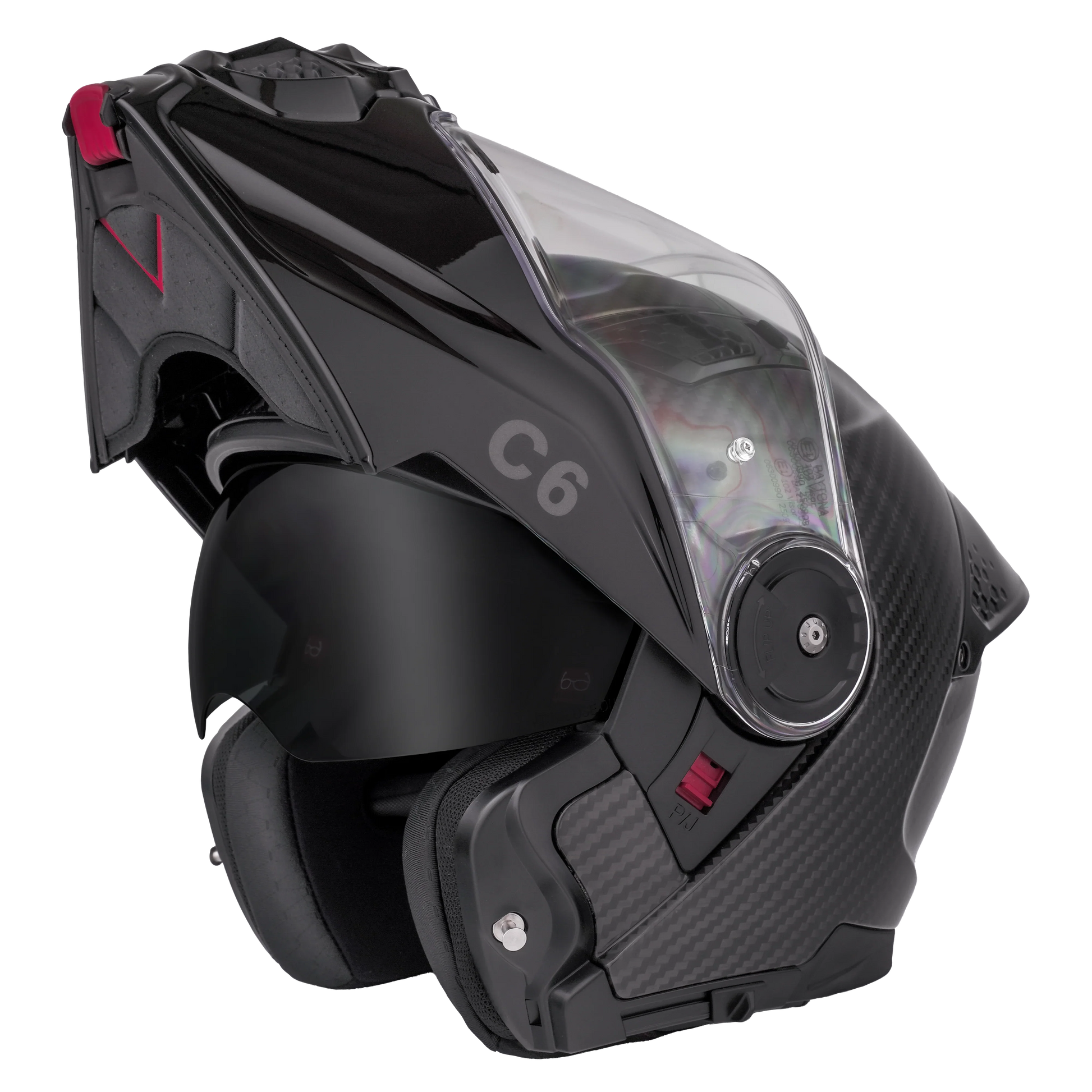 D.O.T. Daytona C6- Grey Carbon Fiber 2XL
