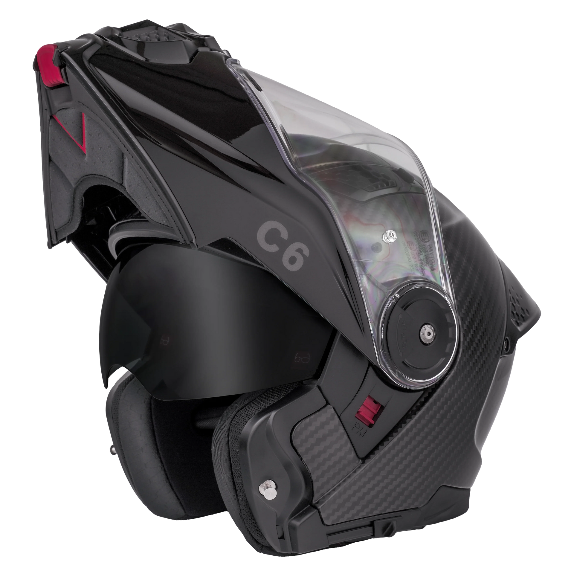 D.O.T. Daytona C6- Grey Carbon Fiber 2XL