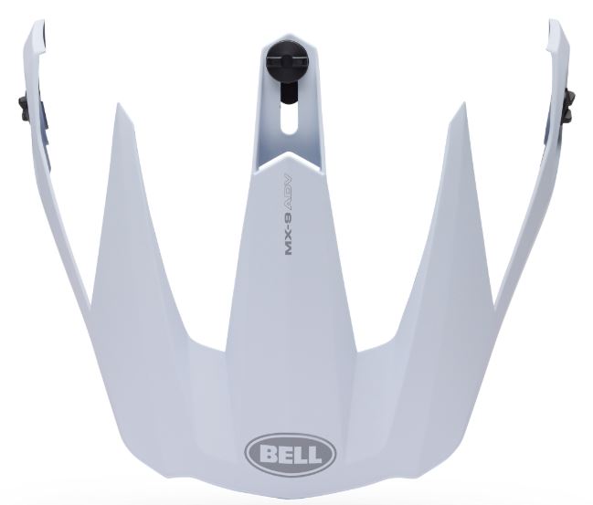 Bell PS MX-9 ADV VISOR TRAIL/RED WHITE RED