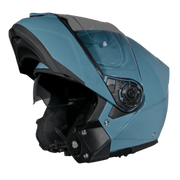 Daytona Helmets Daytona Glide Modular Motorcycle Helmet - DOT Approved, Bluetooth Ready, Dual Visor, Men/Women/Youth- Shark Blu