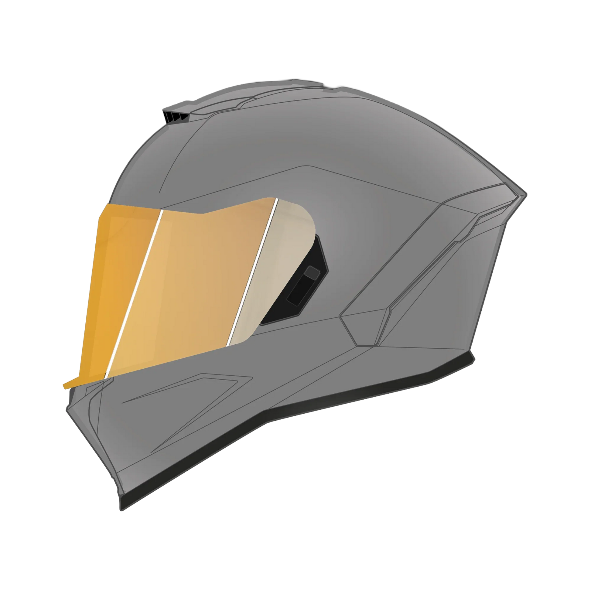 Daytona Helmets Viper Shield Outer- Photochromic Gold