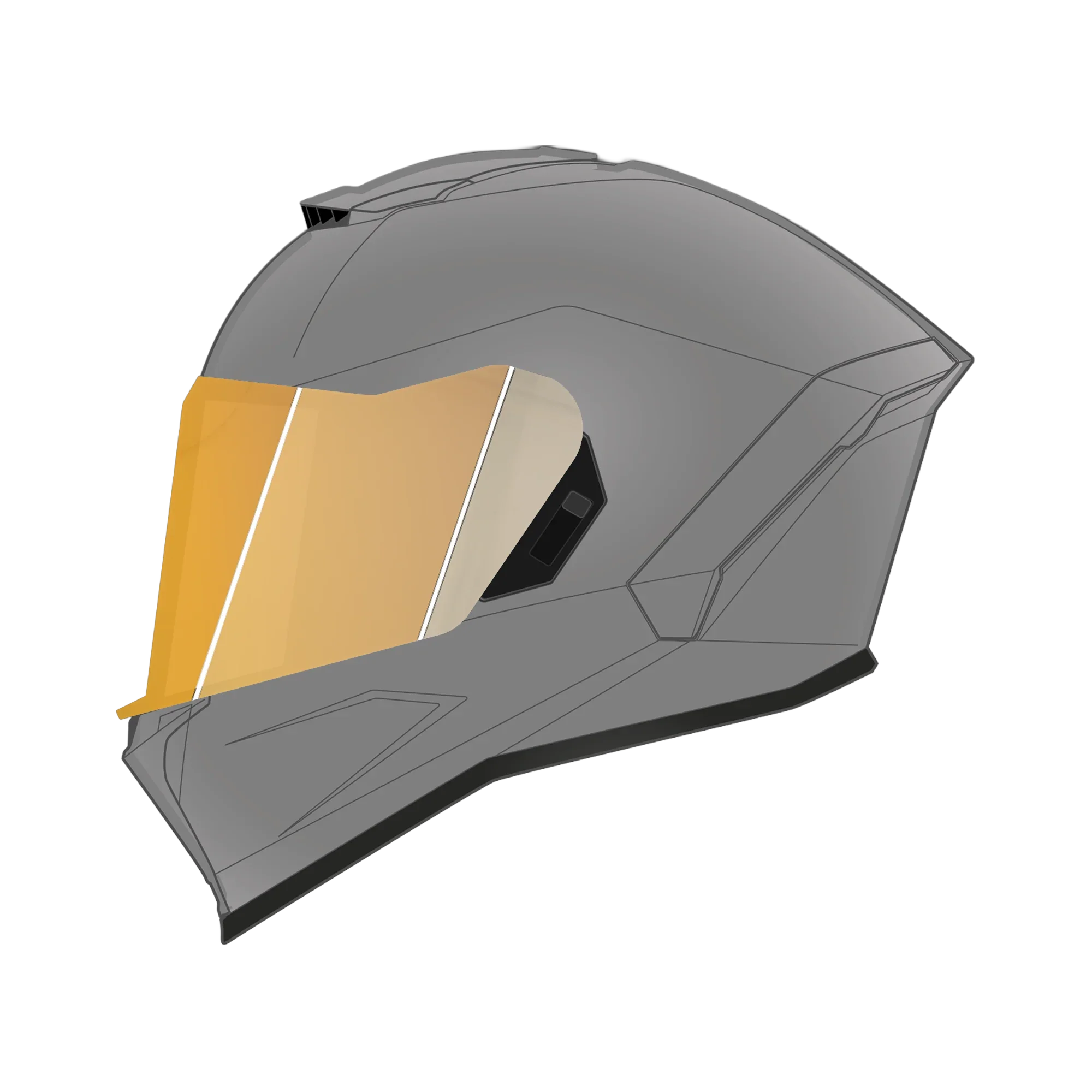 Daytona Helmets Viper Shield Outer- Photochromic Gold