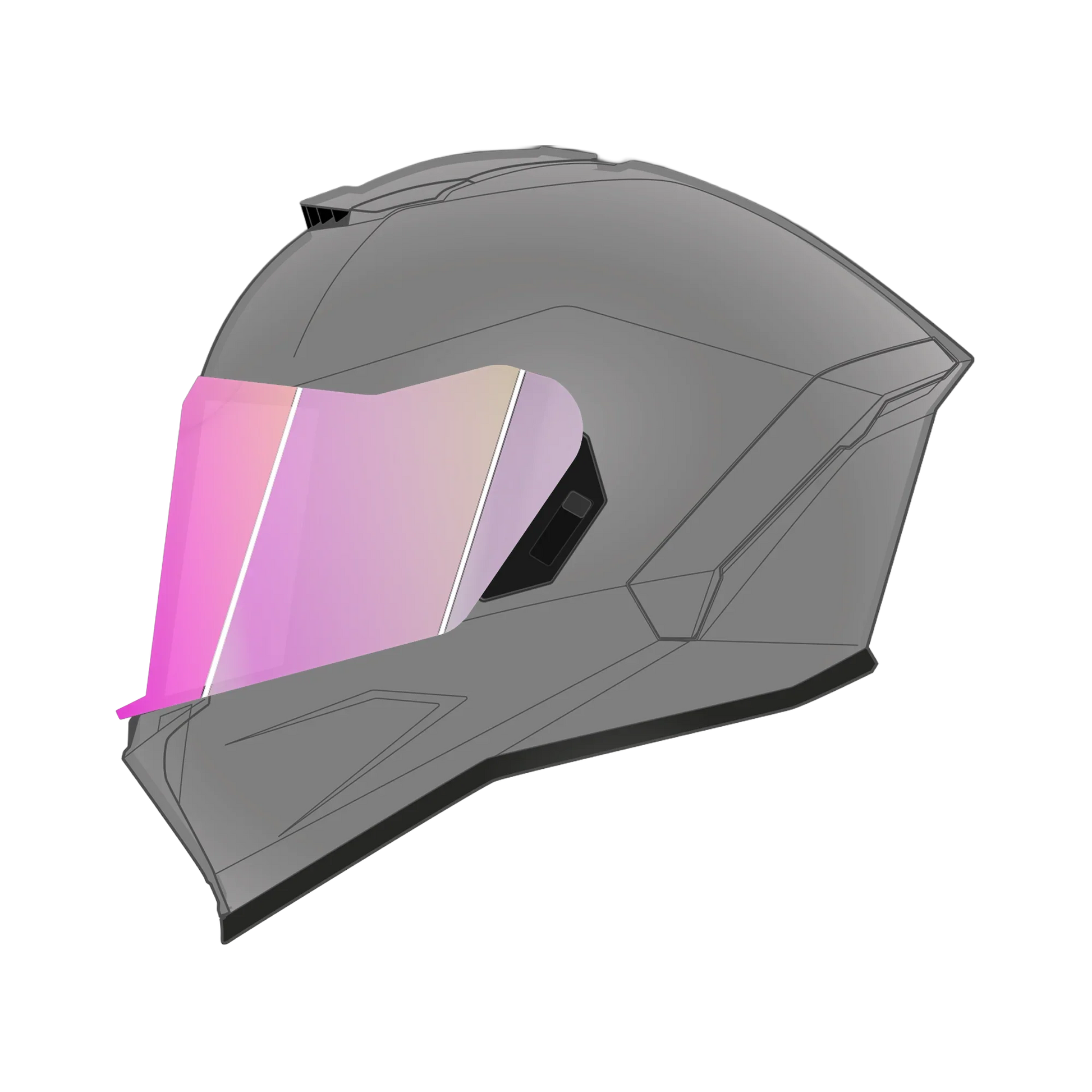 Daytona Helmets Viper Shield Outer- Photochromic Pink