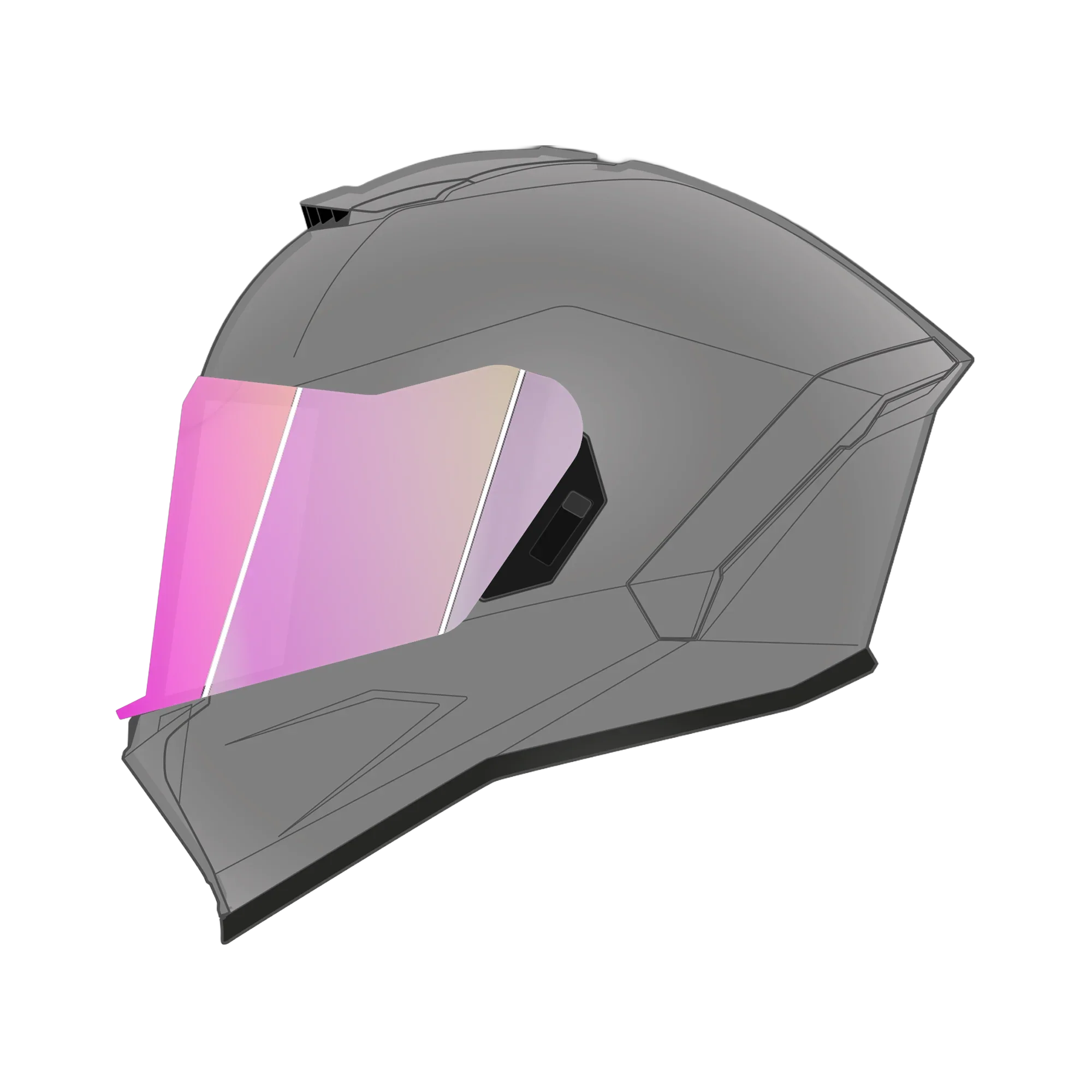 Daytona Helmets Viper Shield Outer- Photochromic Pink