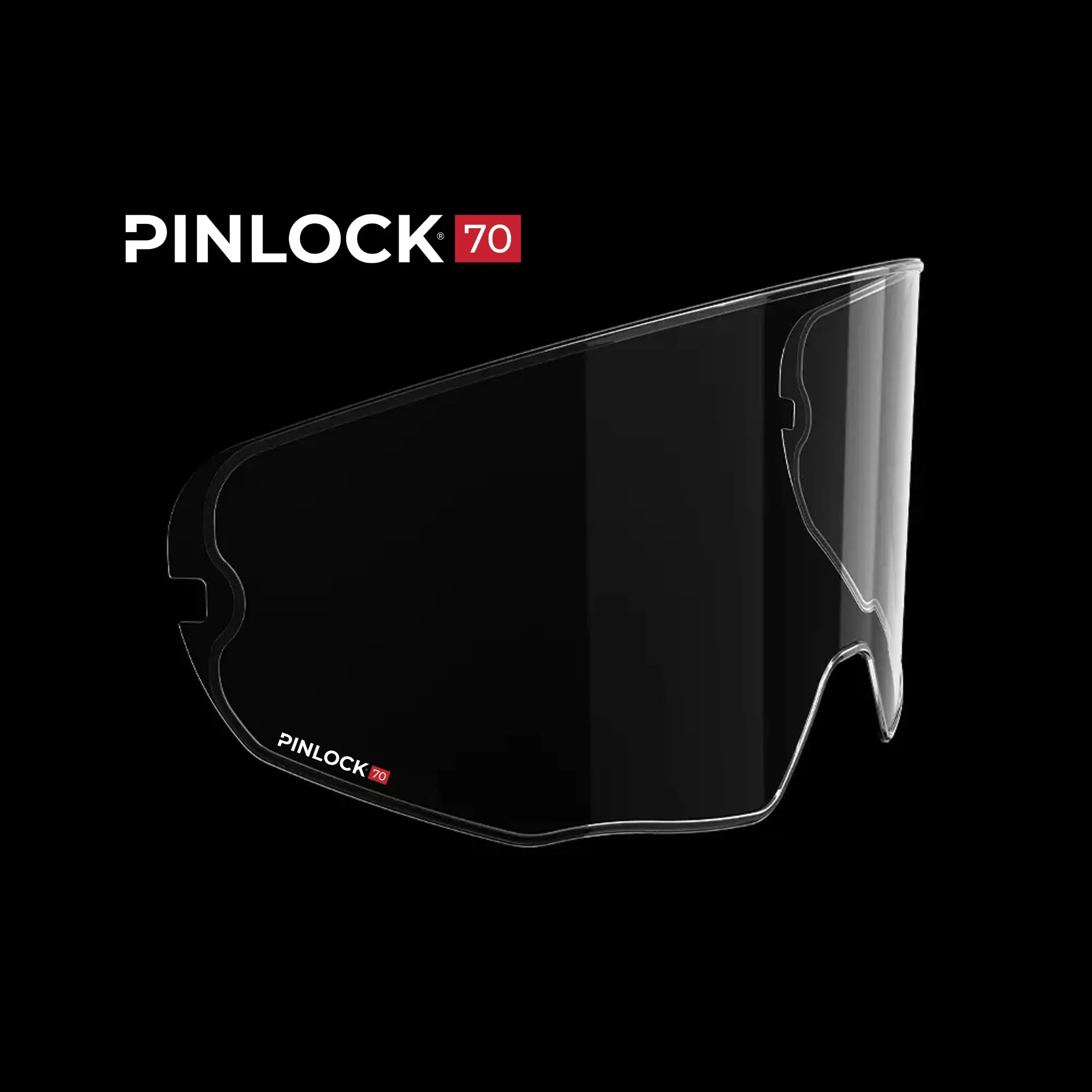 Daytona Helmets Pinlock 70 Lens- Retro Replacement Shield- Clear