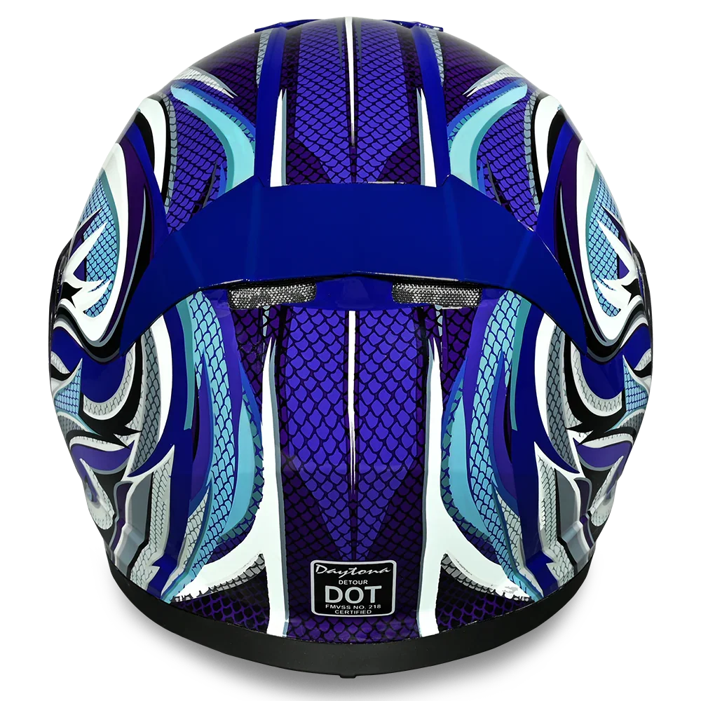 Daytona Helmets D.O.T. Daytona Detour- W/ Vortex