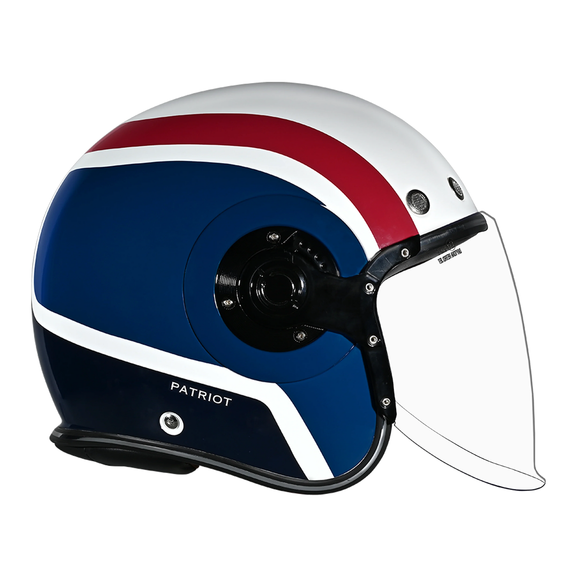 Daytona Helmets D.O.T. & ECE Daytona Retro Jet- W/ Patriot