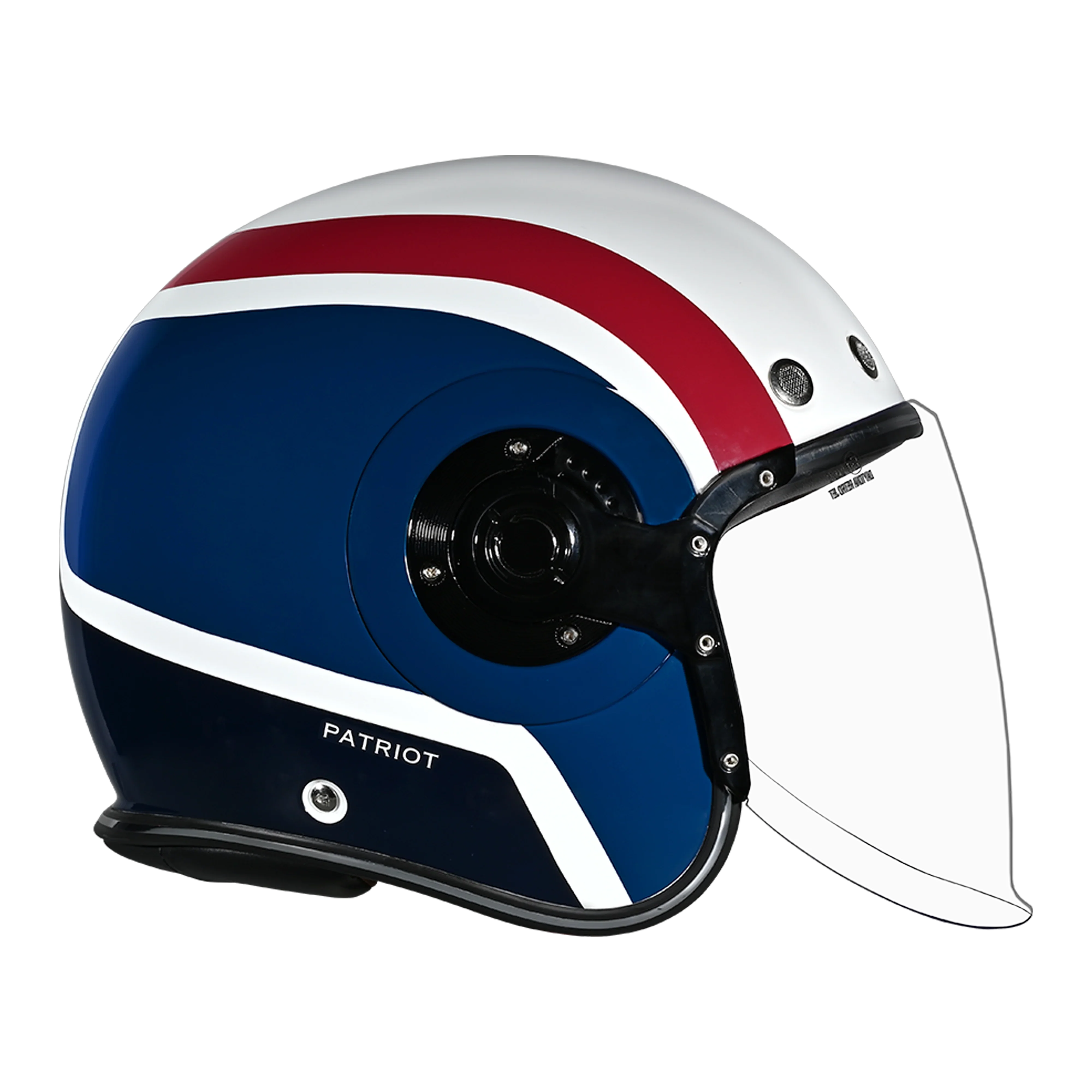 Daytona Helmets D.O.T. & ECE Daytona Retro Jet- W/ Patriot