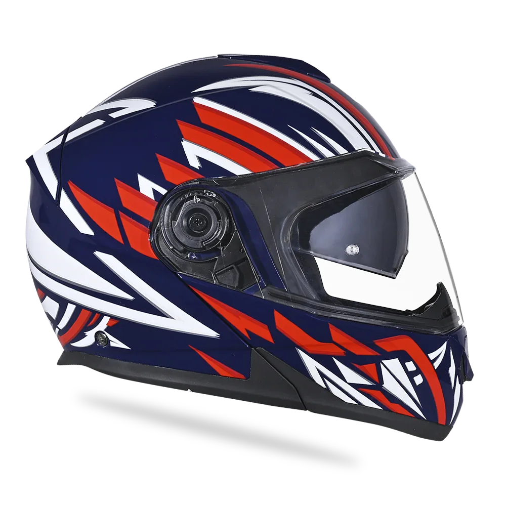 Daytona Helmets Daytona Glide Modular Motorcycle Helmet - DOT Approved, Bluetooth Ready, Dual Visor, Men/Women/Youth - W/ Liberty