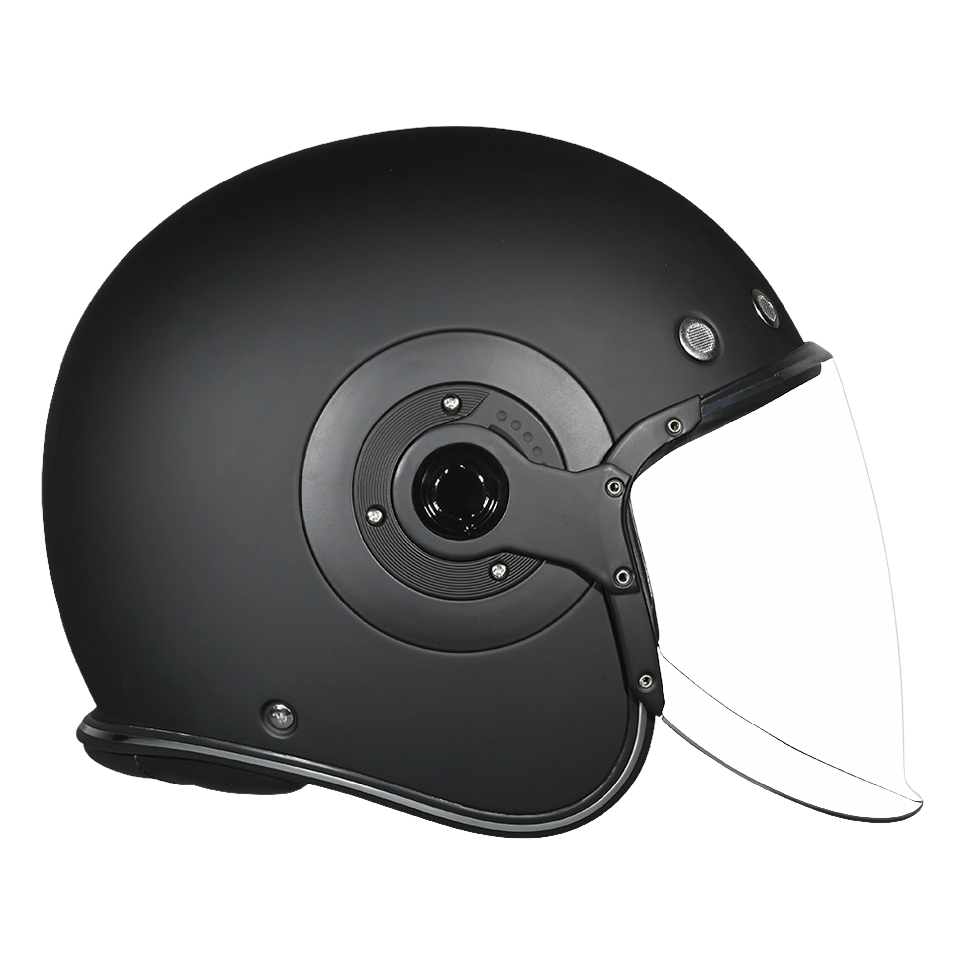 Daytona Helmets D.O.T. & ECE Daytona Retro Jet- Dull Black