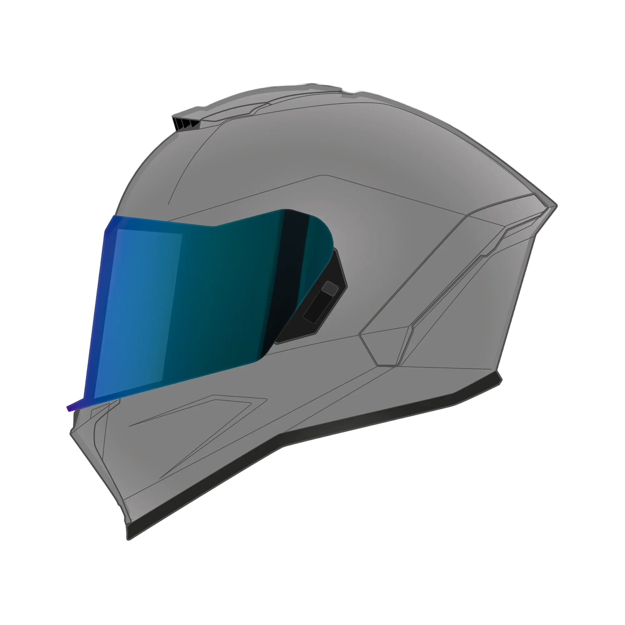 Daytona Helmets Viper Shield Outer- Rainbow