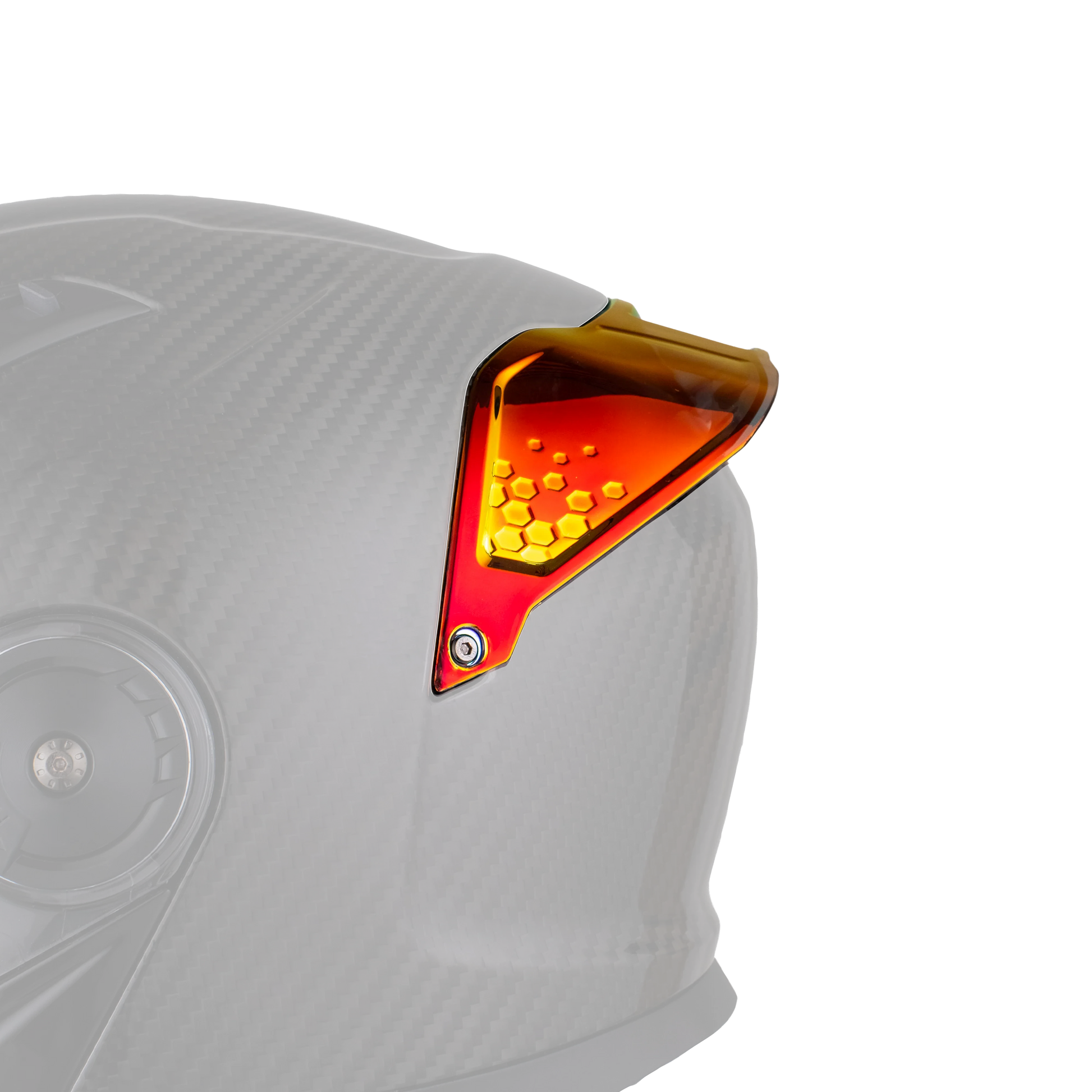 Daytona Helmets C6 Rear Spoiler Revo- Red