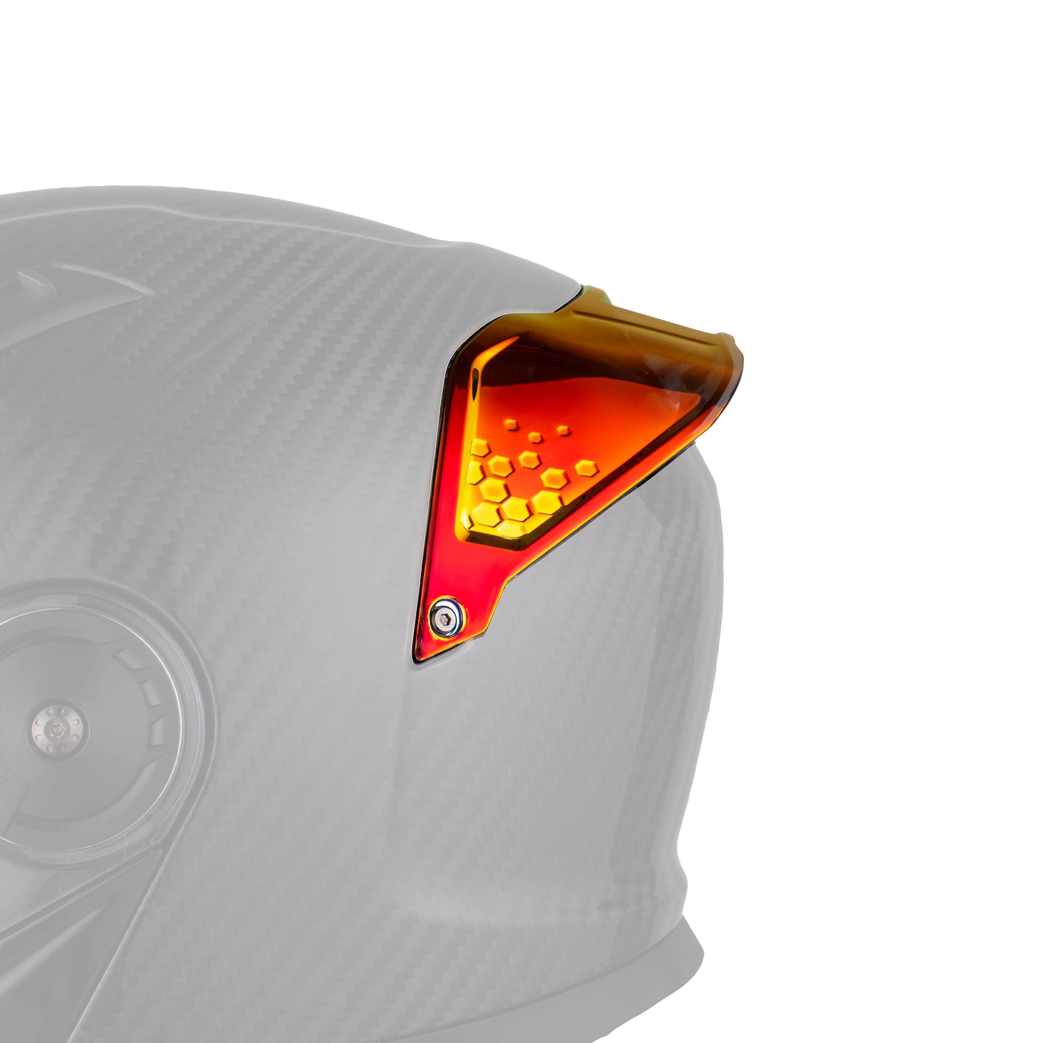 Daytona Helmets C6 Rear Spoiler Revo- Red