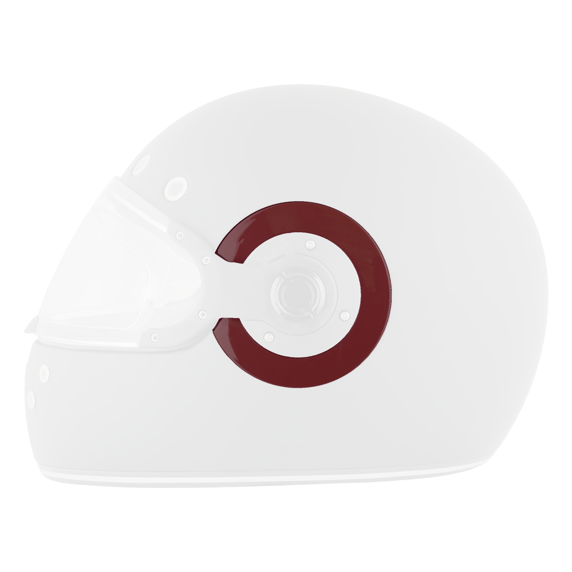 Daytona Helmets Retro Ring- Red
