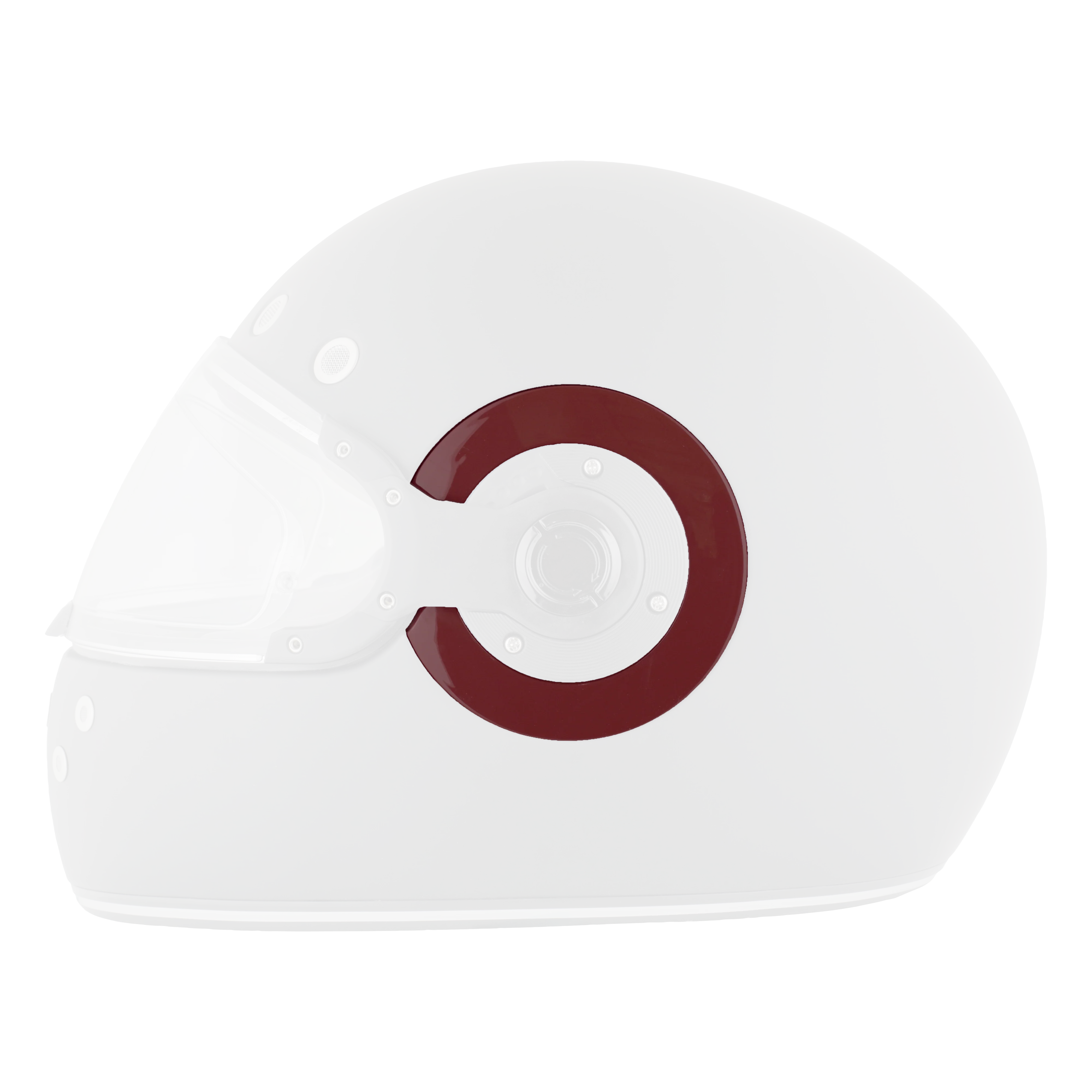 Daytona Helmets Retro Ring- Red