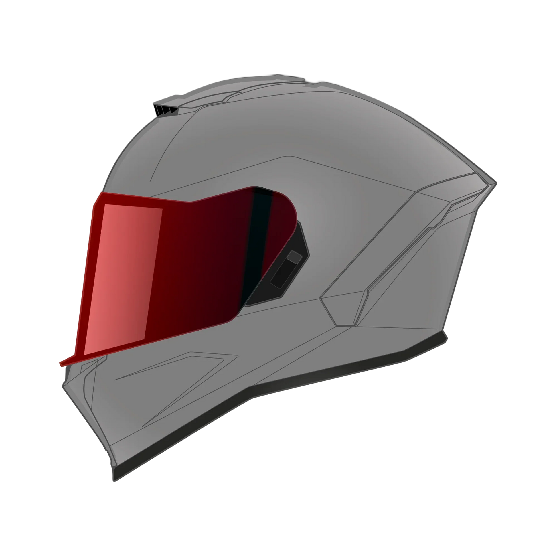 Daytona Helmets Viper Shield Outer- Red