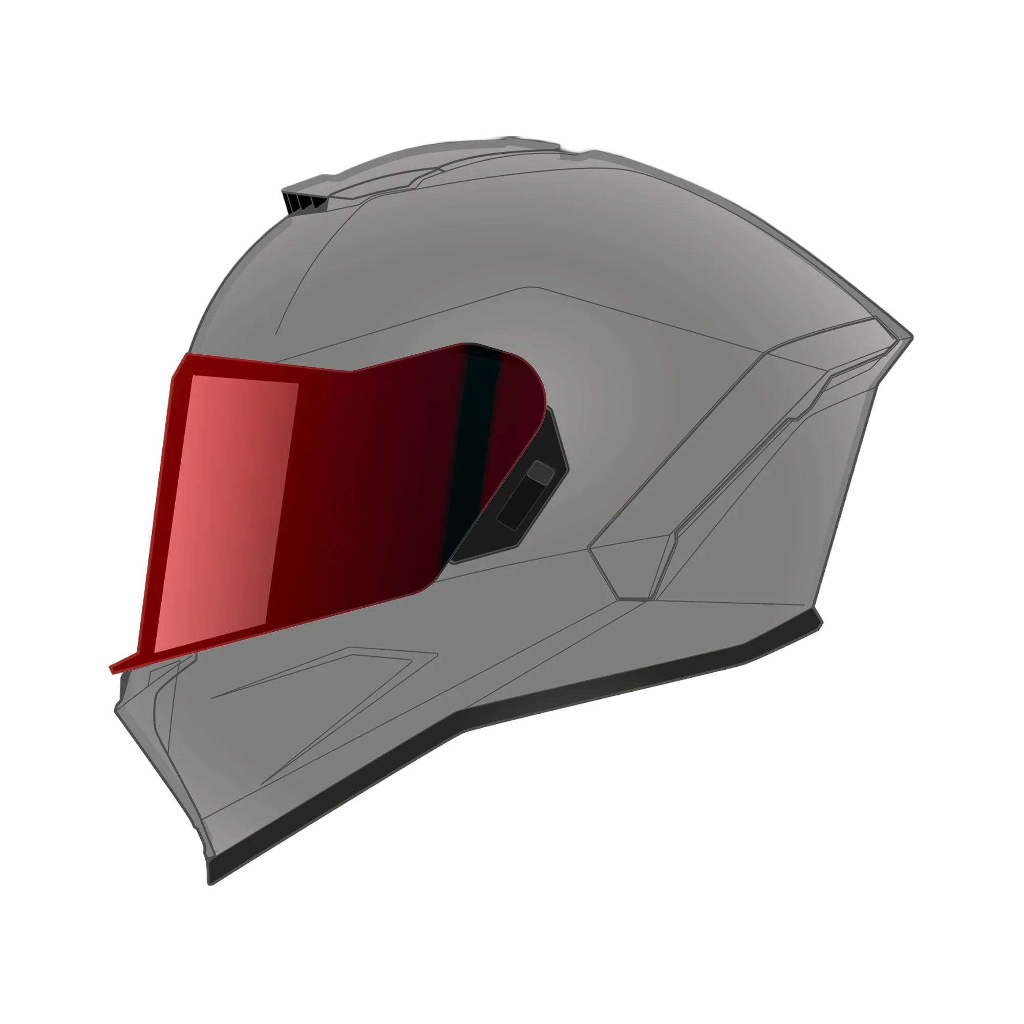 Daytona Helmets Viper Shield Outer- Red