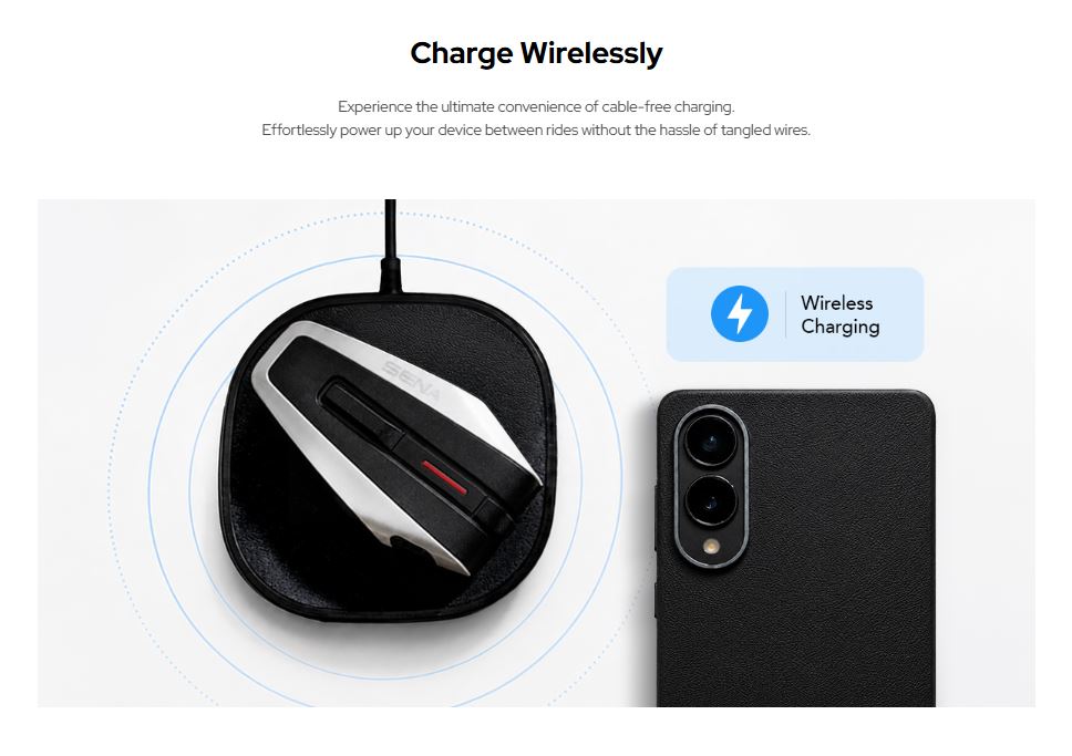 SENA Vortex Bluetooth Intercom Helmet Headset- Single Pack