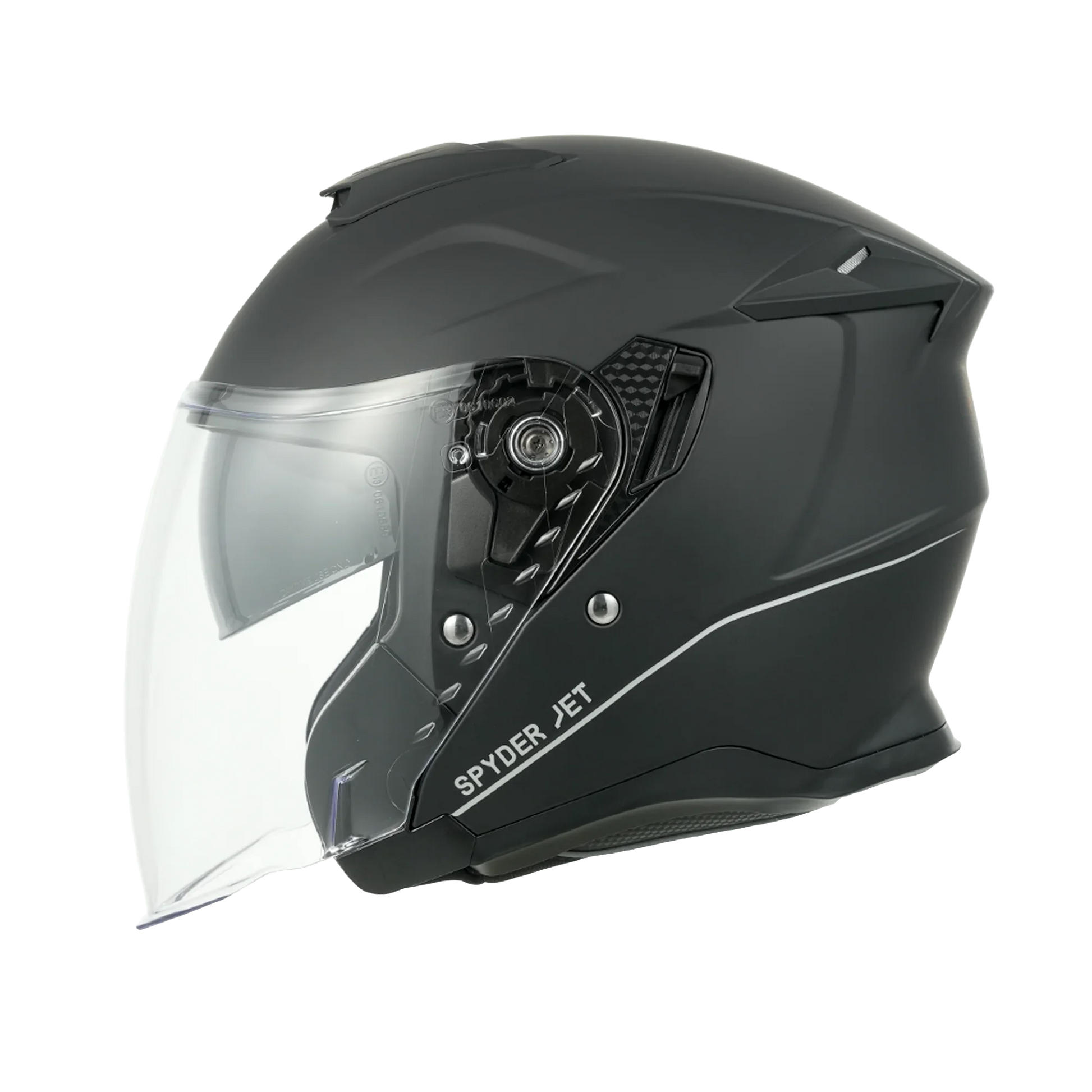 Daytona Helmets D.O.T. & ECE Daytona Spyder Jet- Dull Black