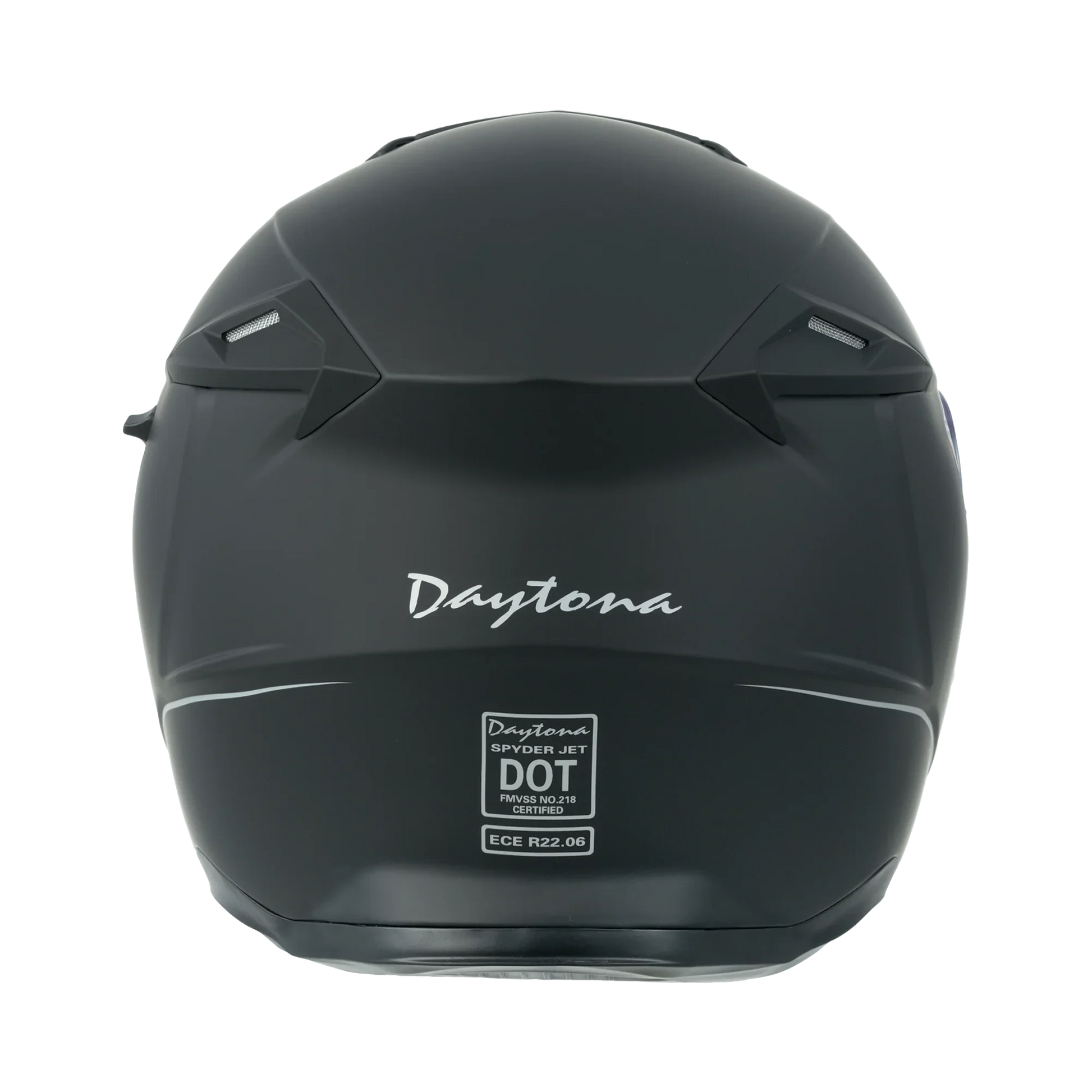 Daytona Helmets D.O.T. & ECE Daytona Spyder Jet- Dull Black
