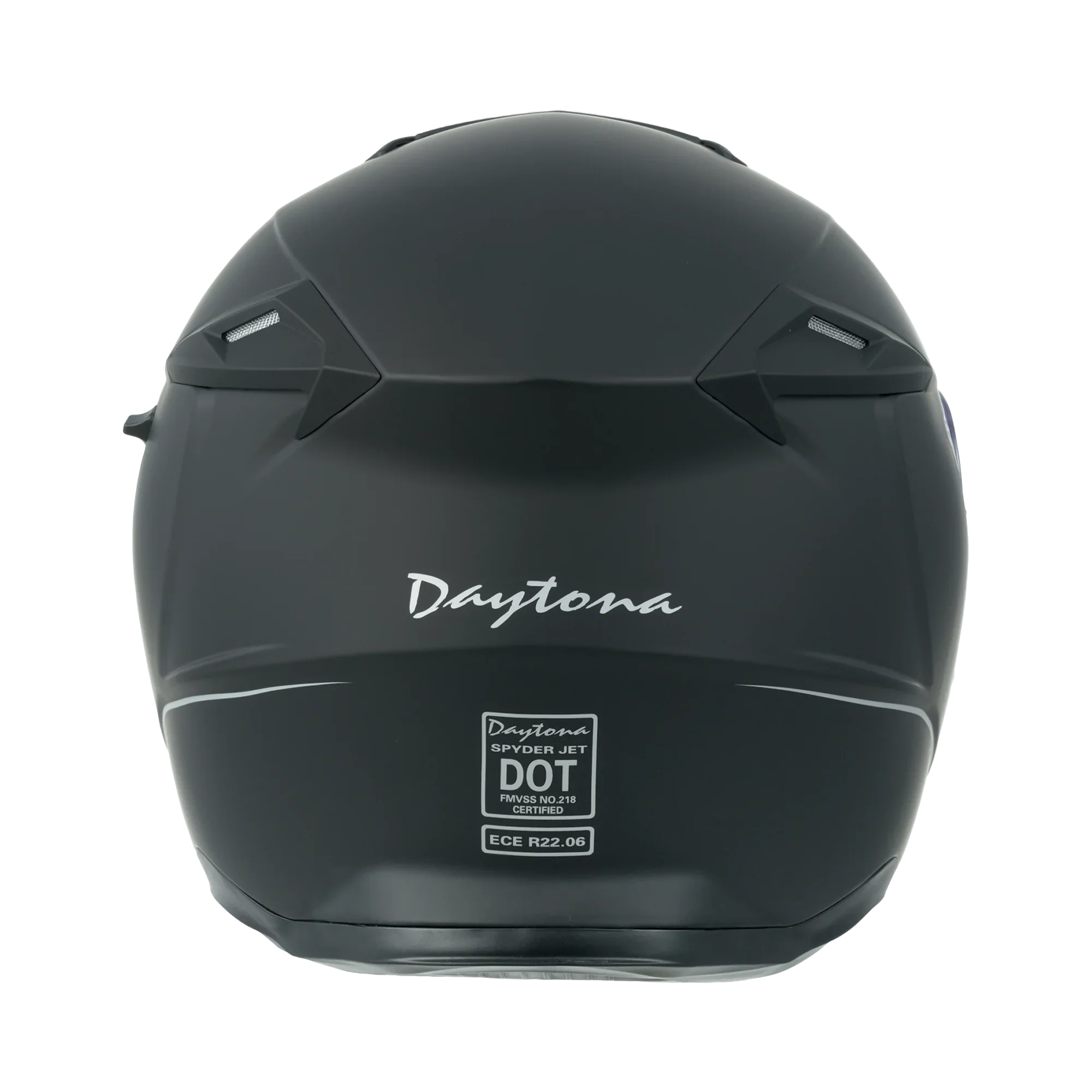 Daytona Helmets D.O.T. & ECE Daytona Spyder Jet- Dull Black