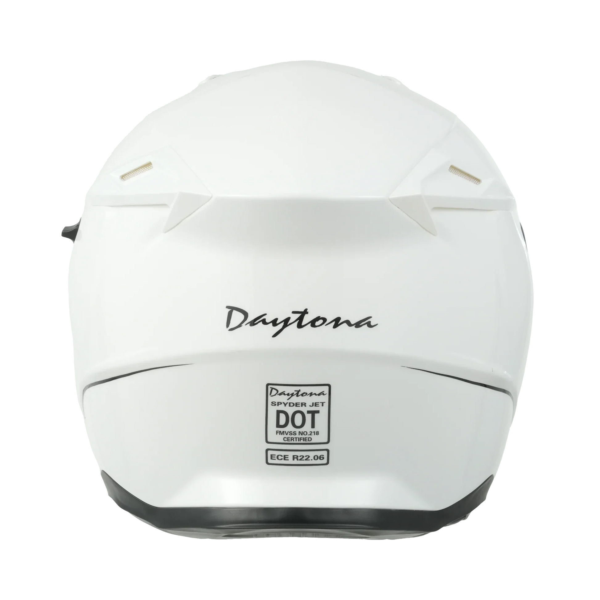 Daytona Helmets D.O.T. & ECE Daytona Spyder Jet- Hi-Gloss White