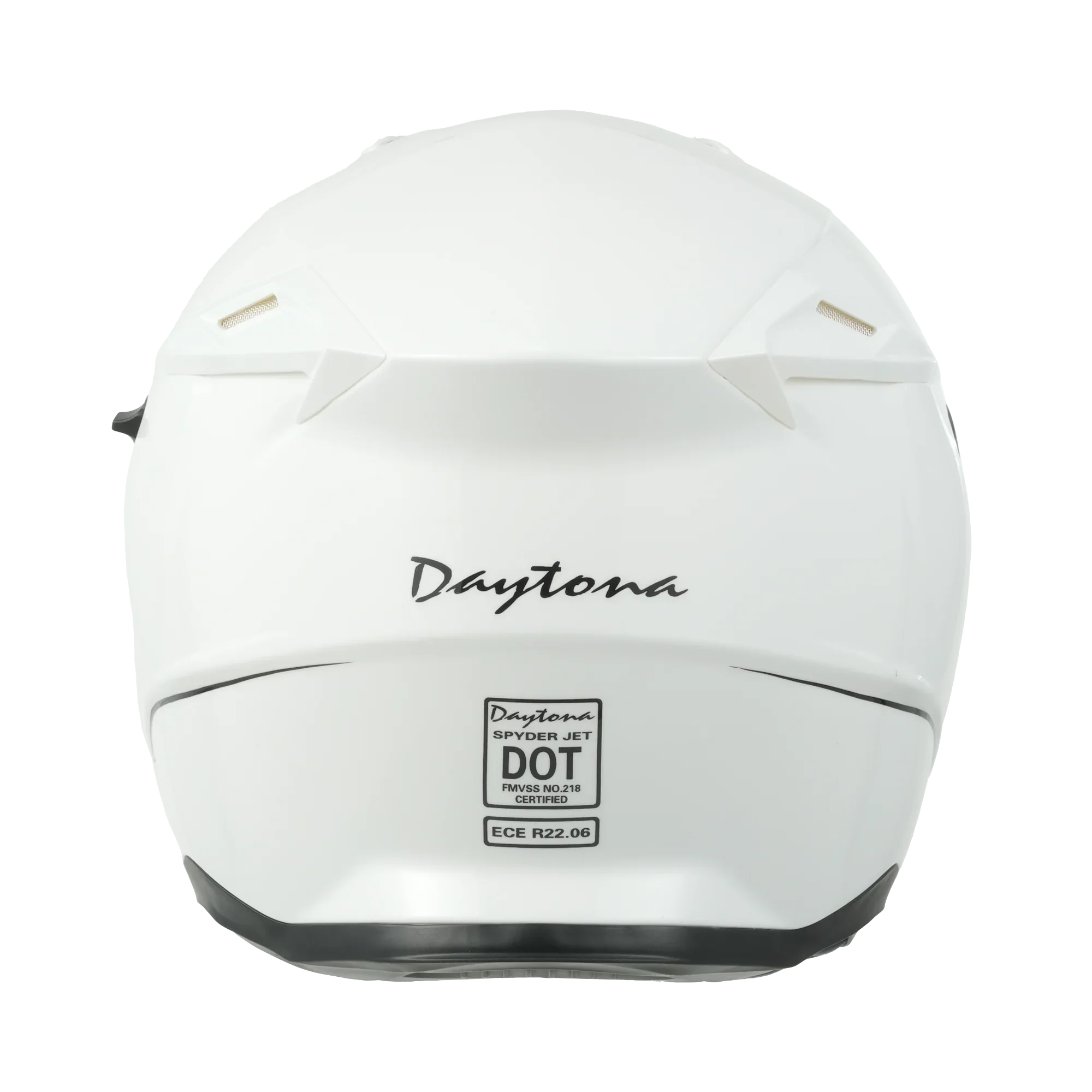 Daytona Helmets D.O.T. & ECE Daytona Spyder Jet- Hi-Gloss White