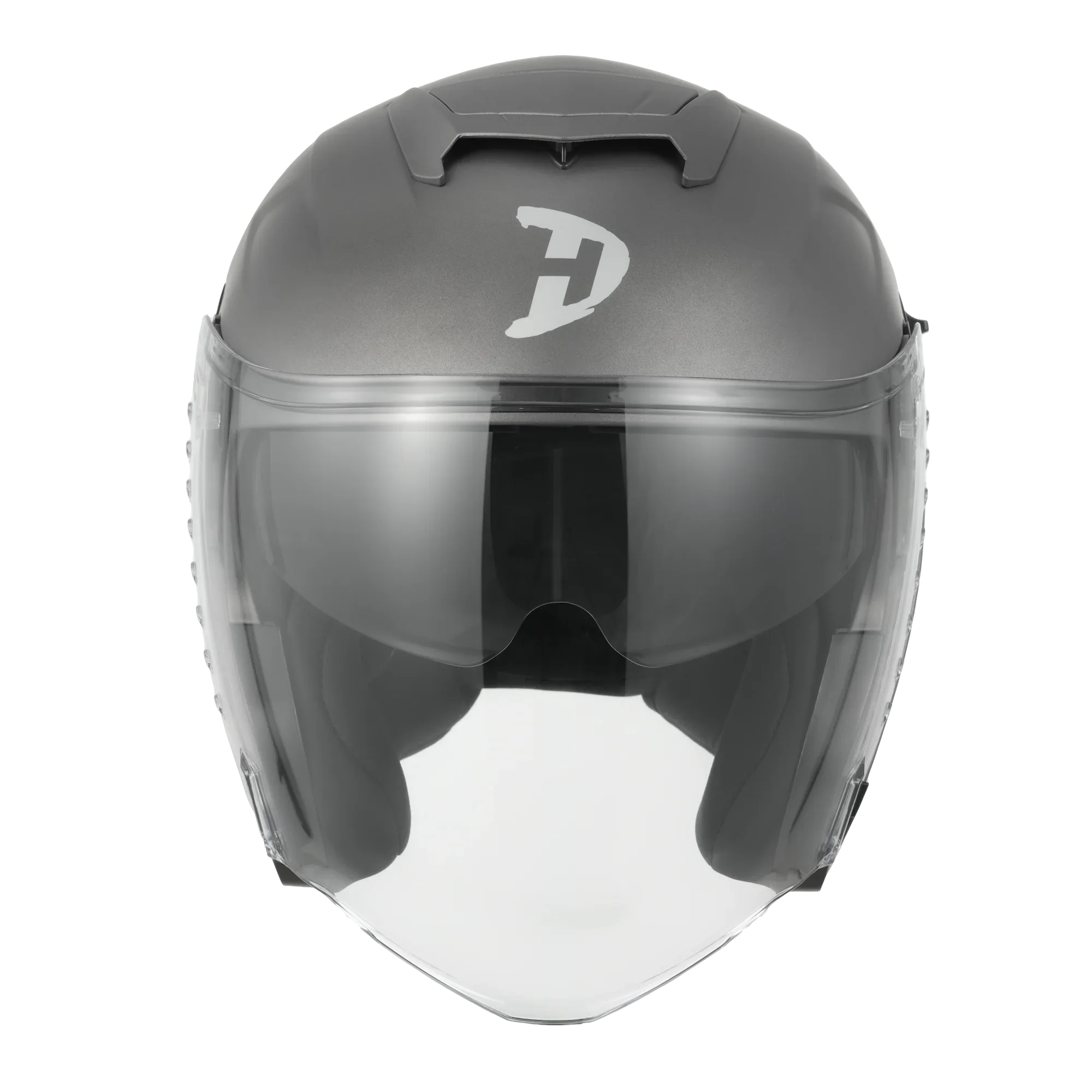 Daytona Helmets D.O.T. & ECE Daytona Spyder Jet- Gun Metal Grey Dull Metallic
