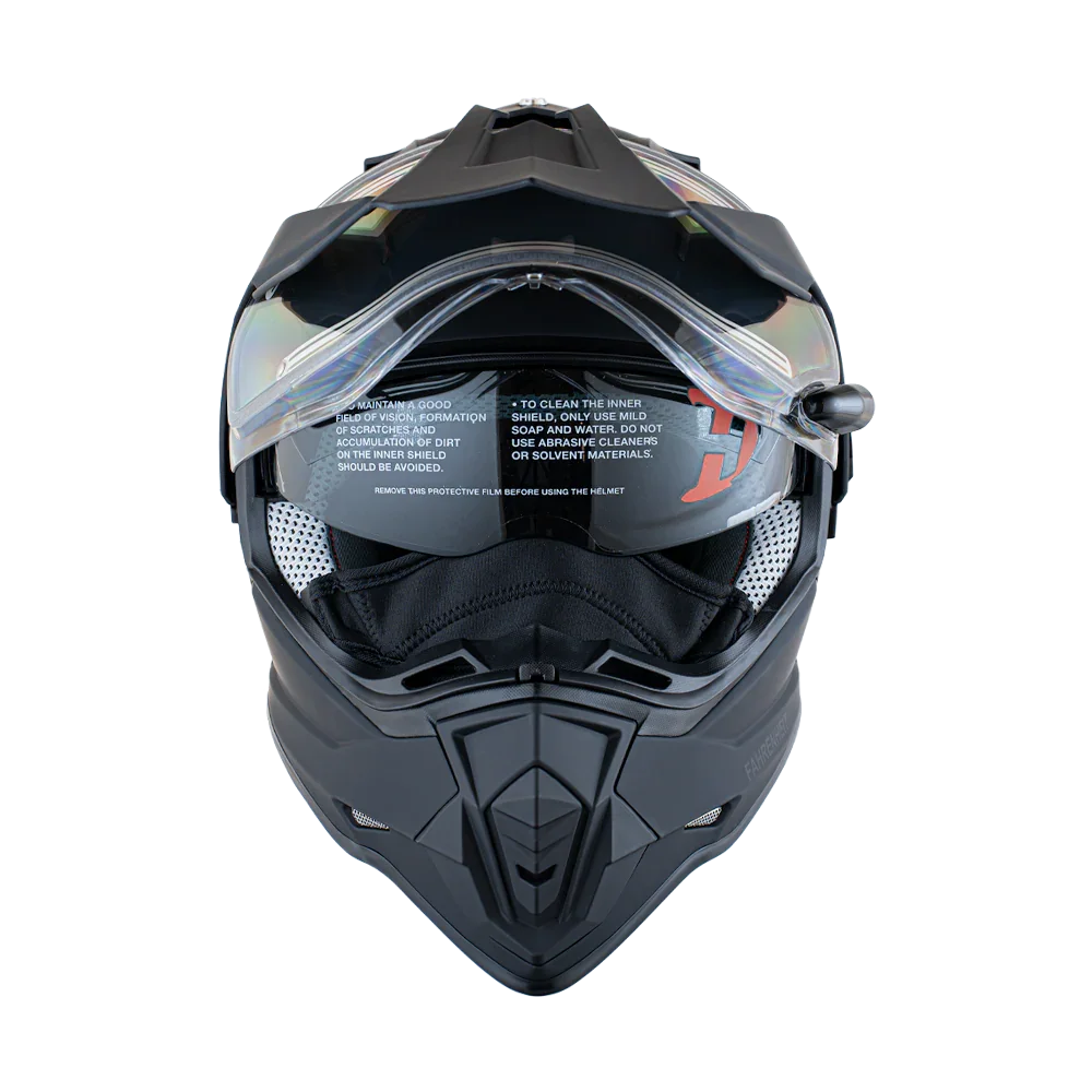 Daytona Helmets D.O.T. Daytona Fahrenheit- Dull Black