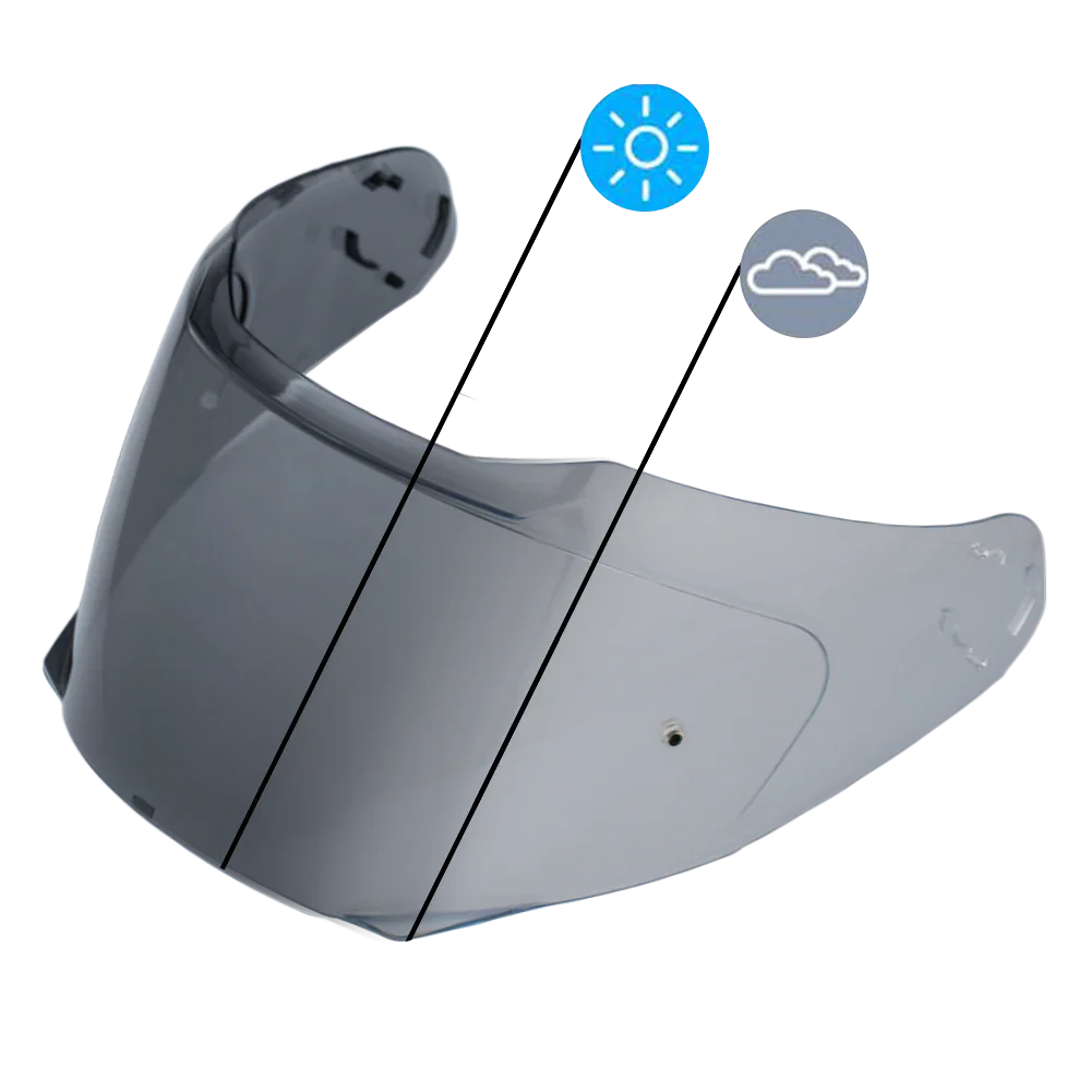 Daytona Helmets Glide Shield Outer- Photochromic Smoke