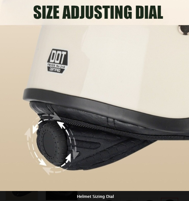 Soman H6 Motorcycle Half Helmet w/Sunshield