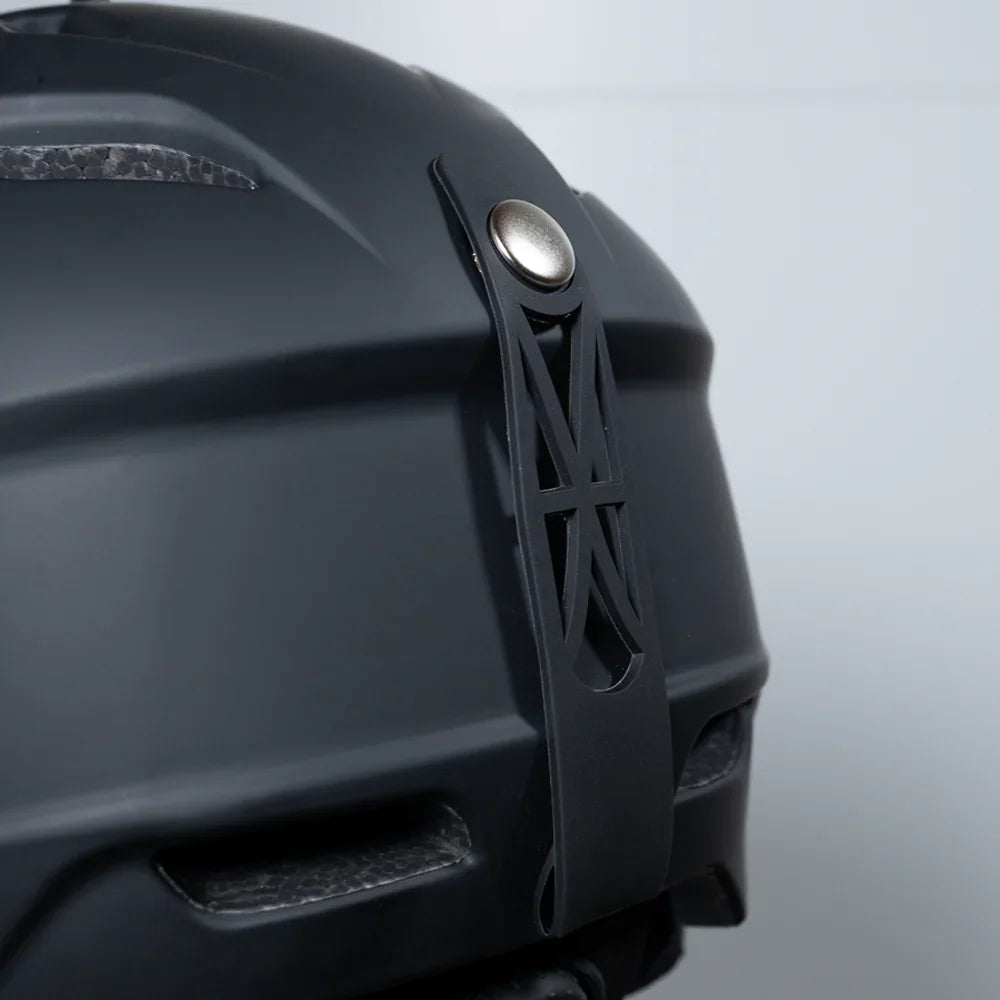 Daytona Helmets Daytona Carver Ski Helmet - Adjustable Ski Helmet for Men, Women & Youth - Dull Black with Anti-Fog Visor
