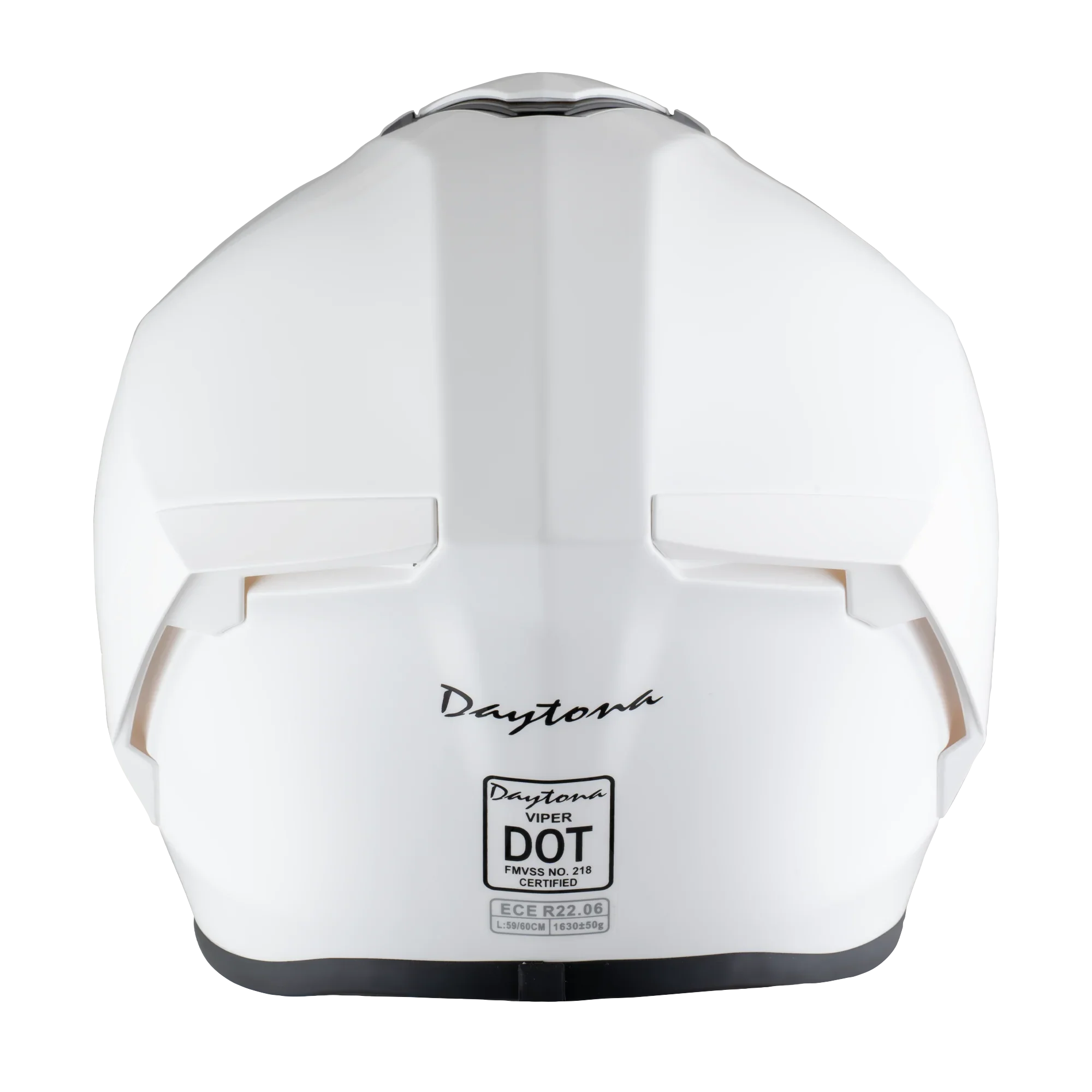 Daytona Helmets D.O.T. & ECE Daytona Viper- Hi-Gloss White