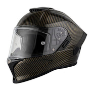 D.O.T. & ECE Daytona Viper Full Face Helmet- Gold Carbon Fiber