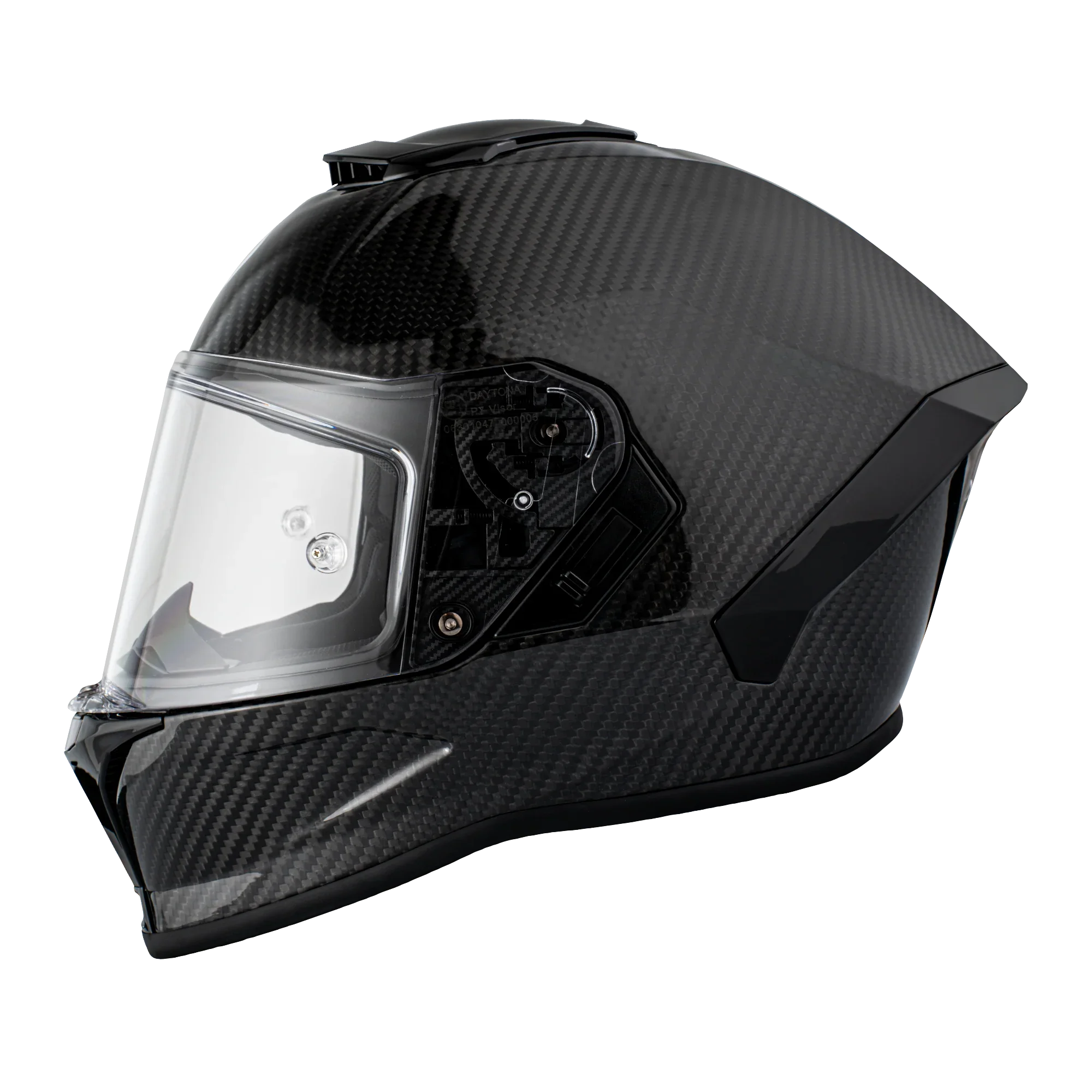 D.O.T. & ECE Daytona Viper Full Face Helmet- Grey Carbon Fiber