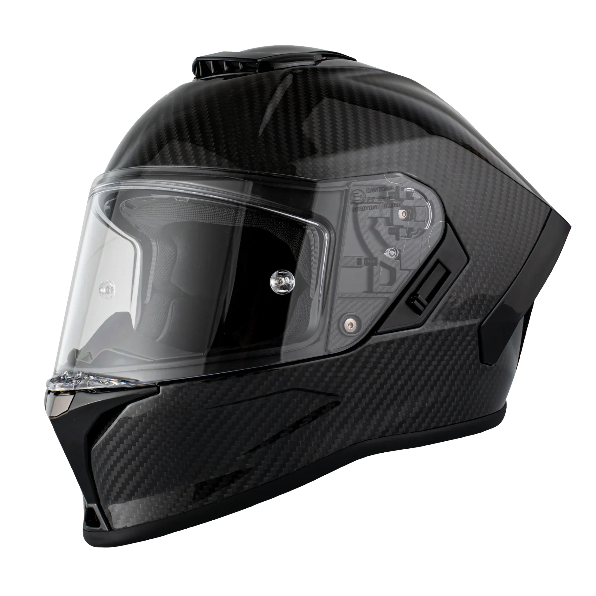 Daytona Helmets D.O.T. & ECE Daytona Viper- Grey Carbon Fiber