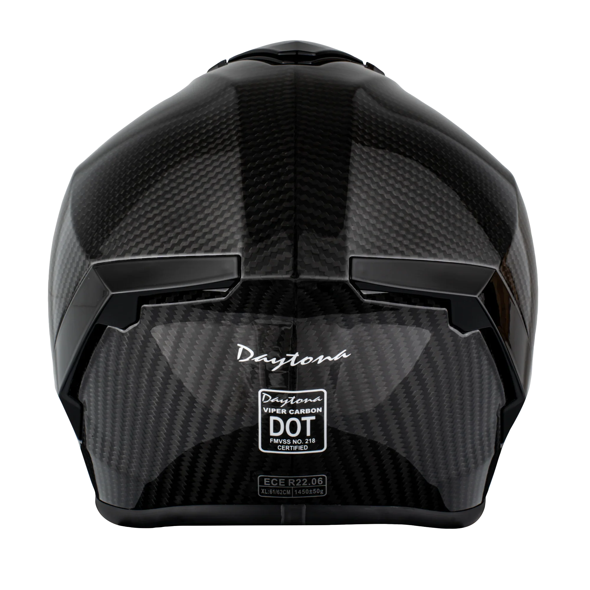 Daytona Helmets D.O.T. & ECE Daytona Viper- Grey Carbon Fiber