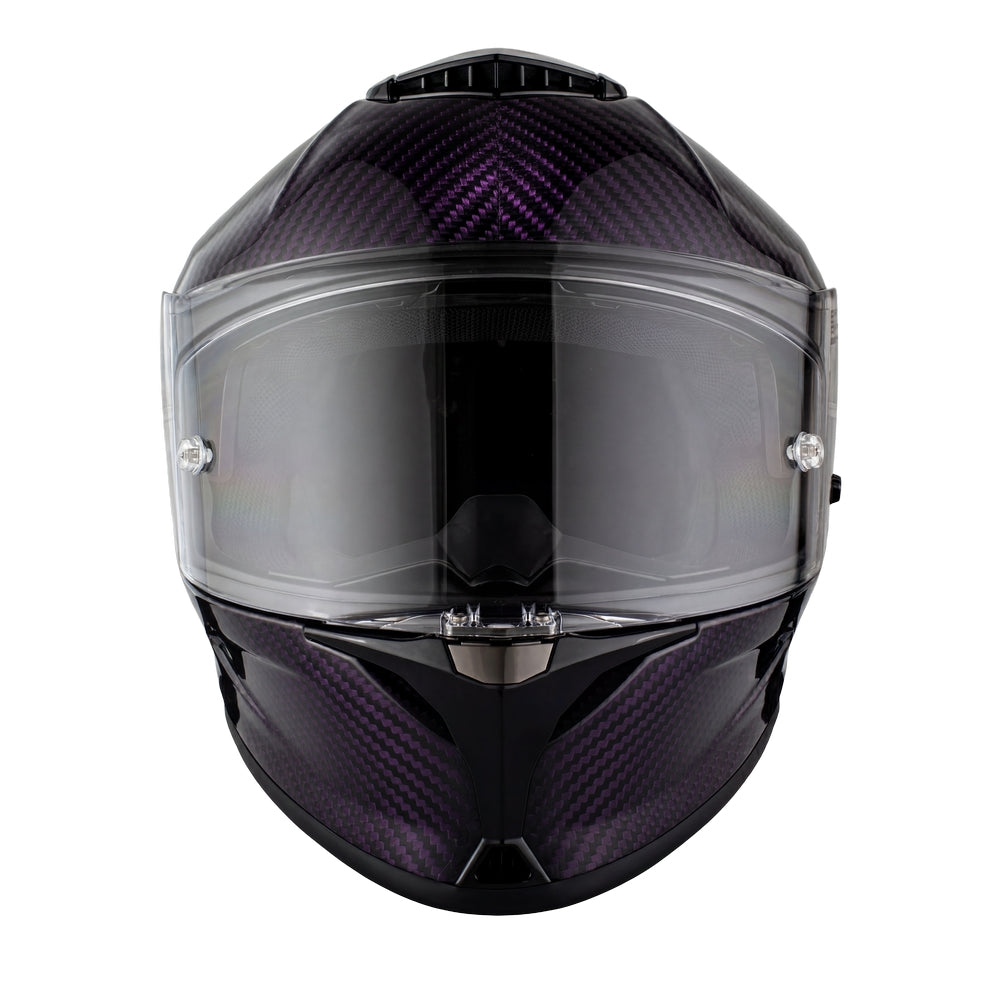 D.O.T. & ECE Daytona Viper Full Face Helmet- Purple Carbon Fiber
