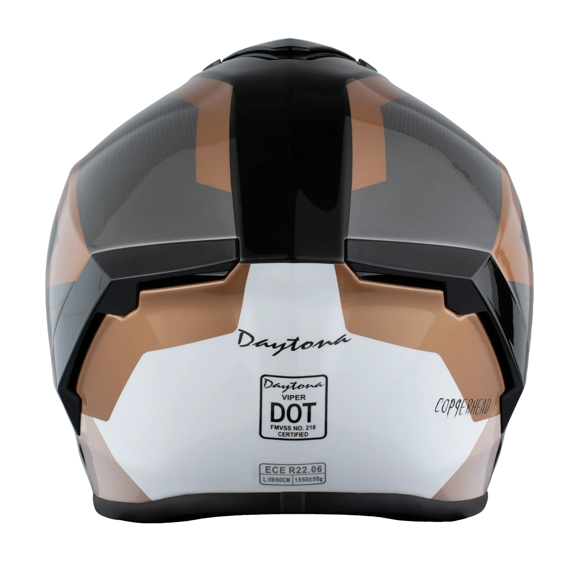 Daytona Helmets D.O.T. & ECE Daytona Viper- W/ Copperhead