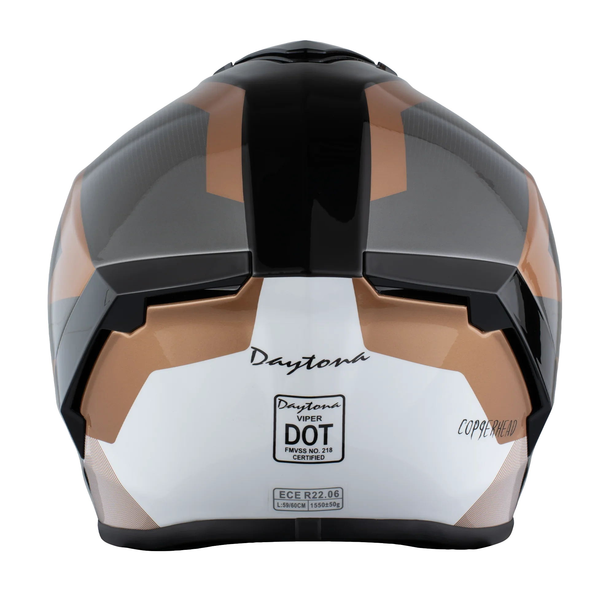 Daytona Helmets D.O.T. & ECE Daytona Viper- W/ Copperhead