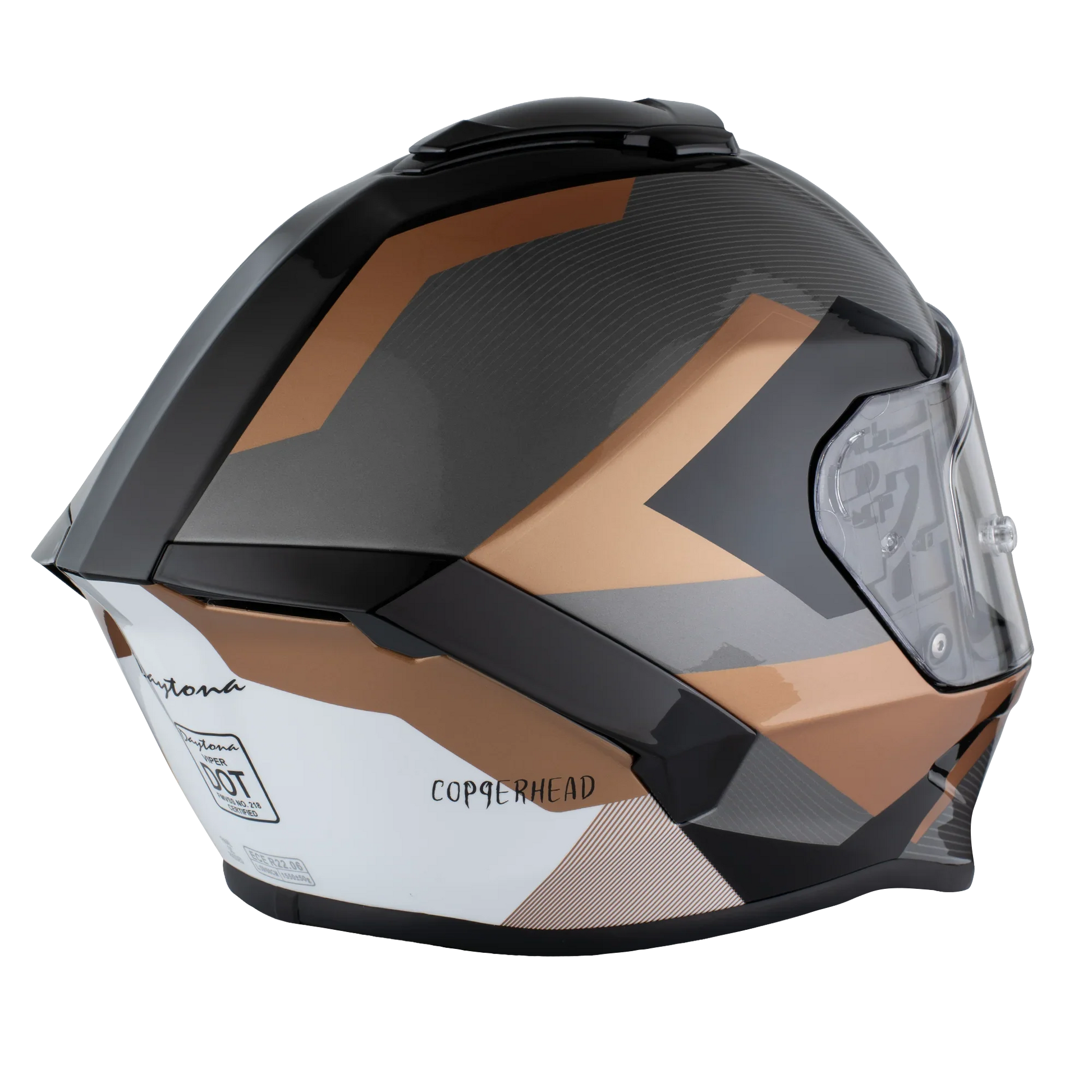 Daytona Helmets D.O.T. & ECE Daytona Viper- W/ Copperhead