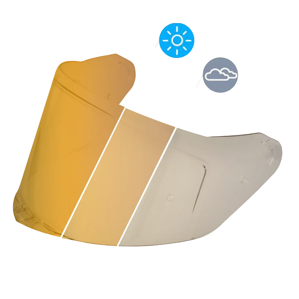 Daytona Helmets Viper Shield Outer- Photochromic Gold