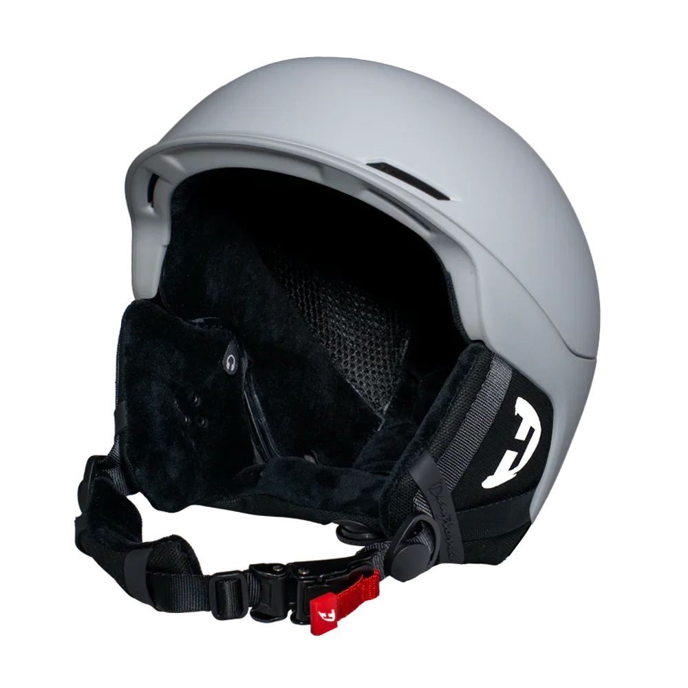 Daytona Helmets Daytona Steeze Snowboard Helmet - Adjustable Helmet for Men, Women & Youth - Dull Chalk White Finish