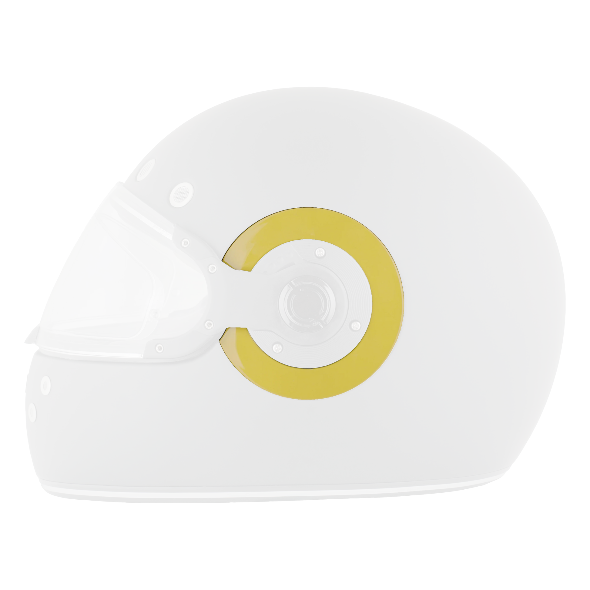 Daytona Helmets Retro Ring- Yellow