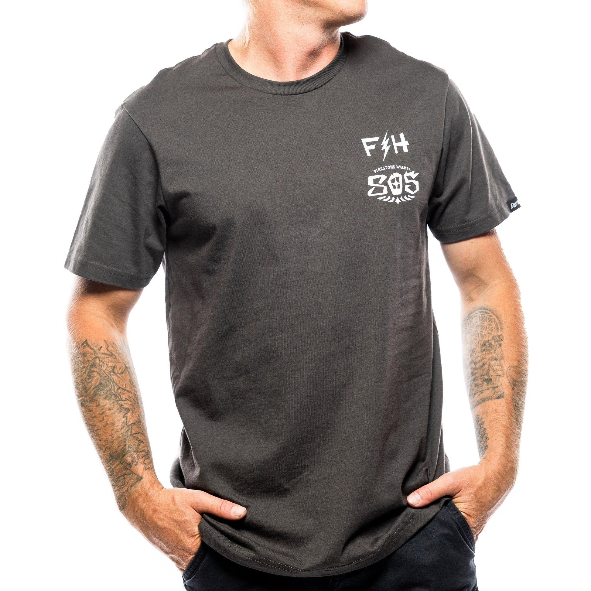 Fasthouse 805 Bar Short Sleeve T-Shirt Hvy Mtl