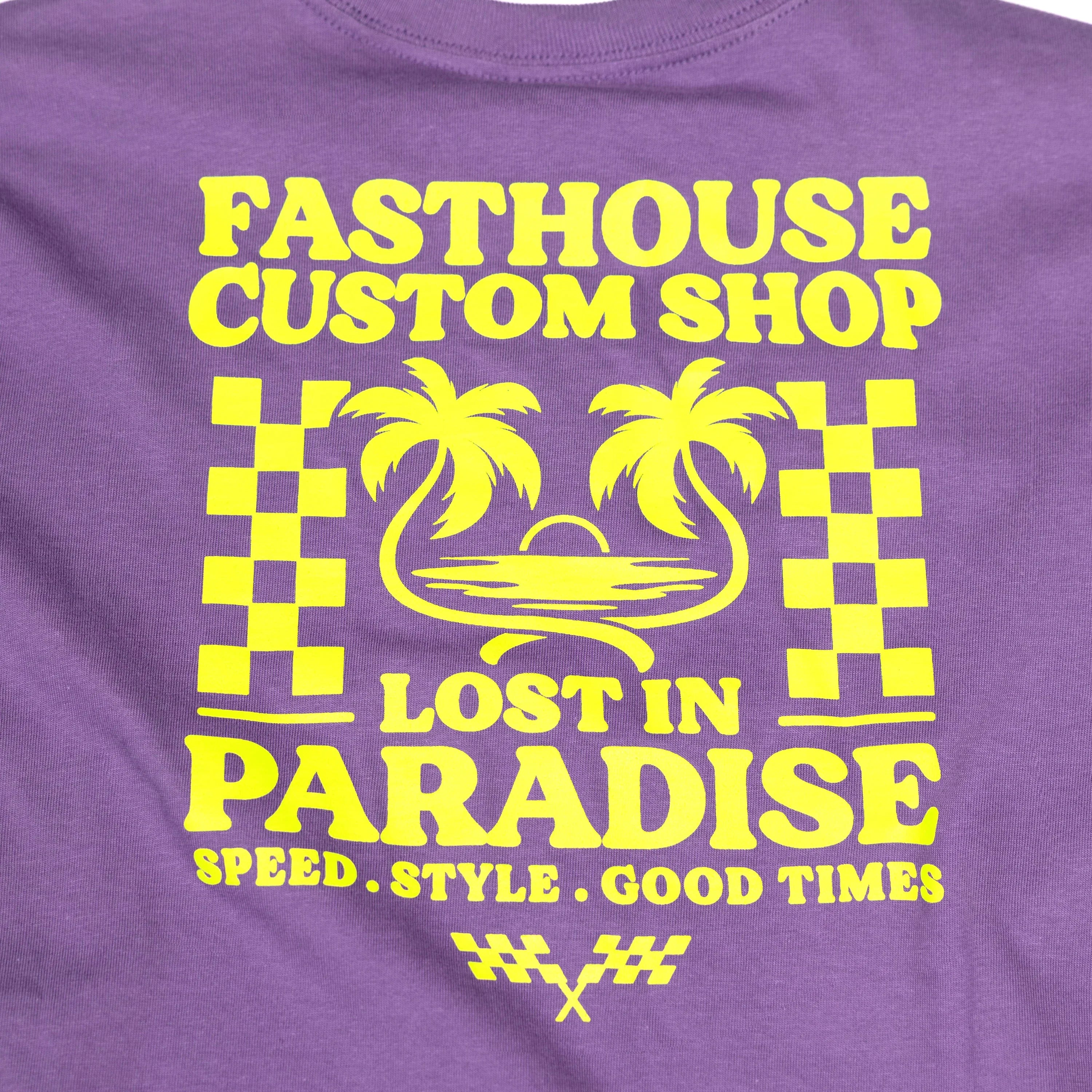 Fasthouse Youth Getaway Short Sleeve Purp Rush