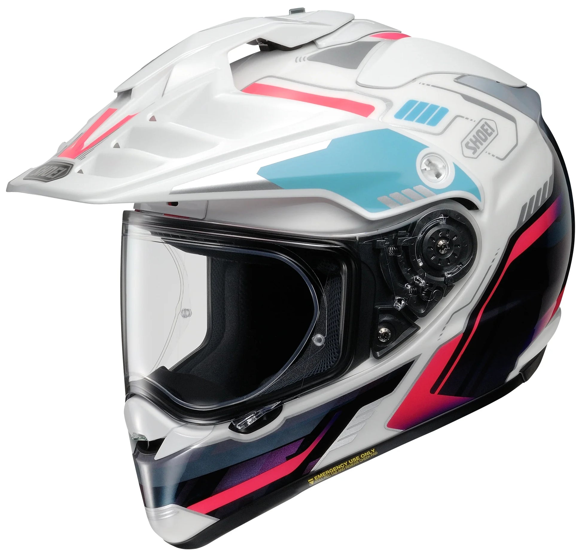SHOEI HORNET X2 DUAL SPORT FULL FACE HELMET INVIGORATE TC-7
