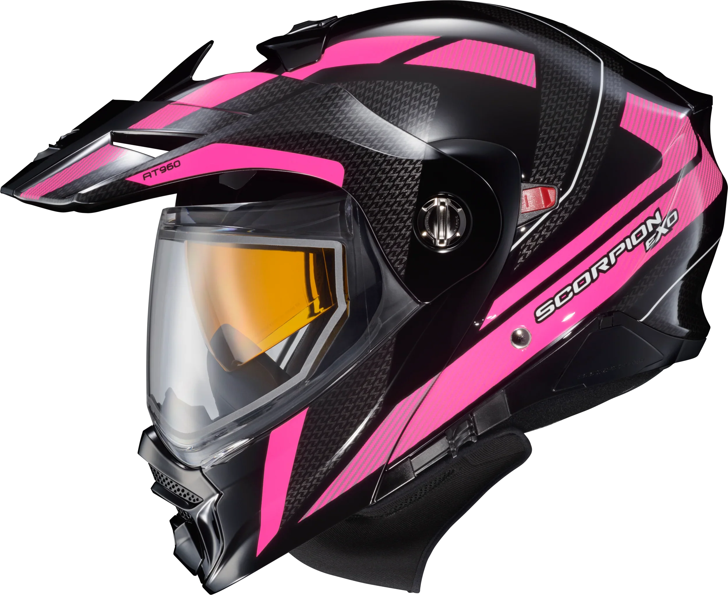 cold weather motorcycle sport helmet XXL / Light Blue Scorpion EXO EXO-AT960 Cold Weather Helmet Hicks (Electric)