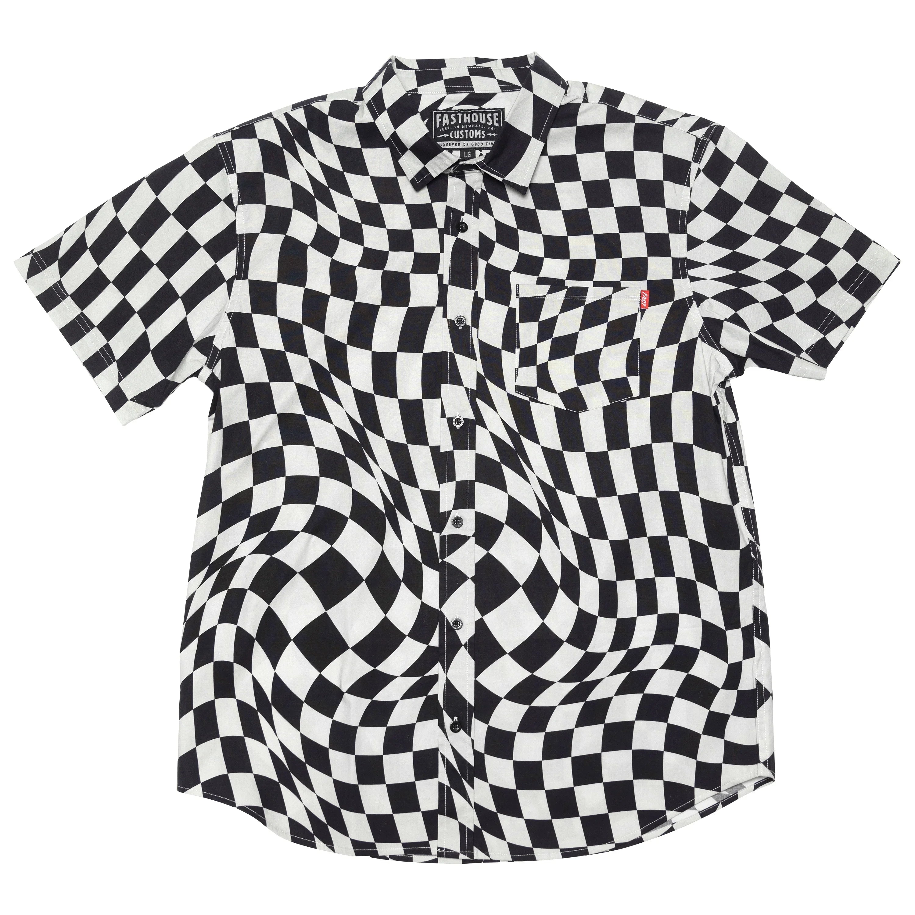 Fasthouse Youth Trip Short Sleeve Button Shirt